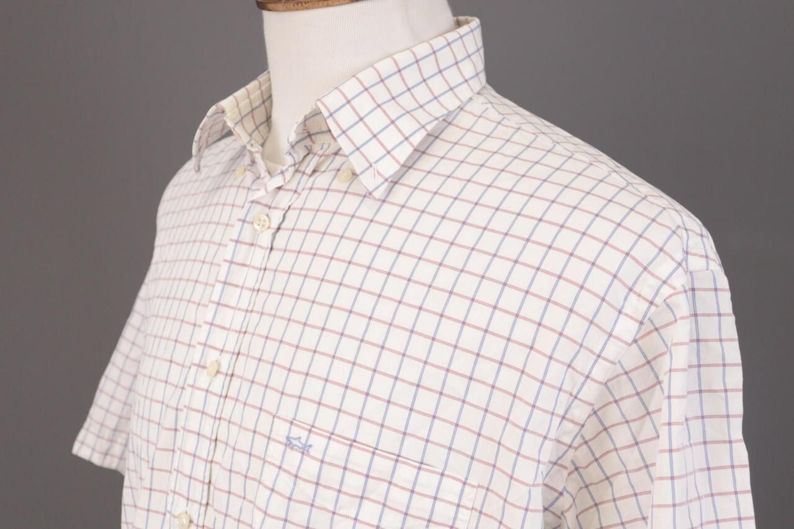Paul & Shark Paul & Shark Yachting White Check Button Up Shirt Size 43 Size US M / EU 48-50 / 2 - 7 Thumbnail