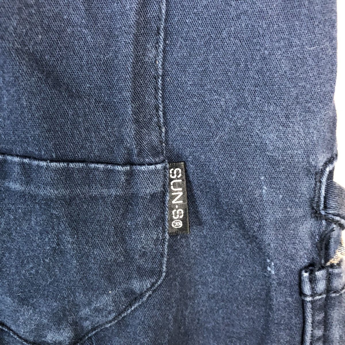 Japanese Brand DL Japanese Custom D.Blue Cargo Multipocket Pants #A354 Size US 31 - 16 Thumbnail