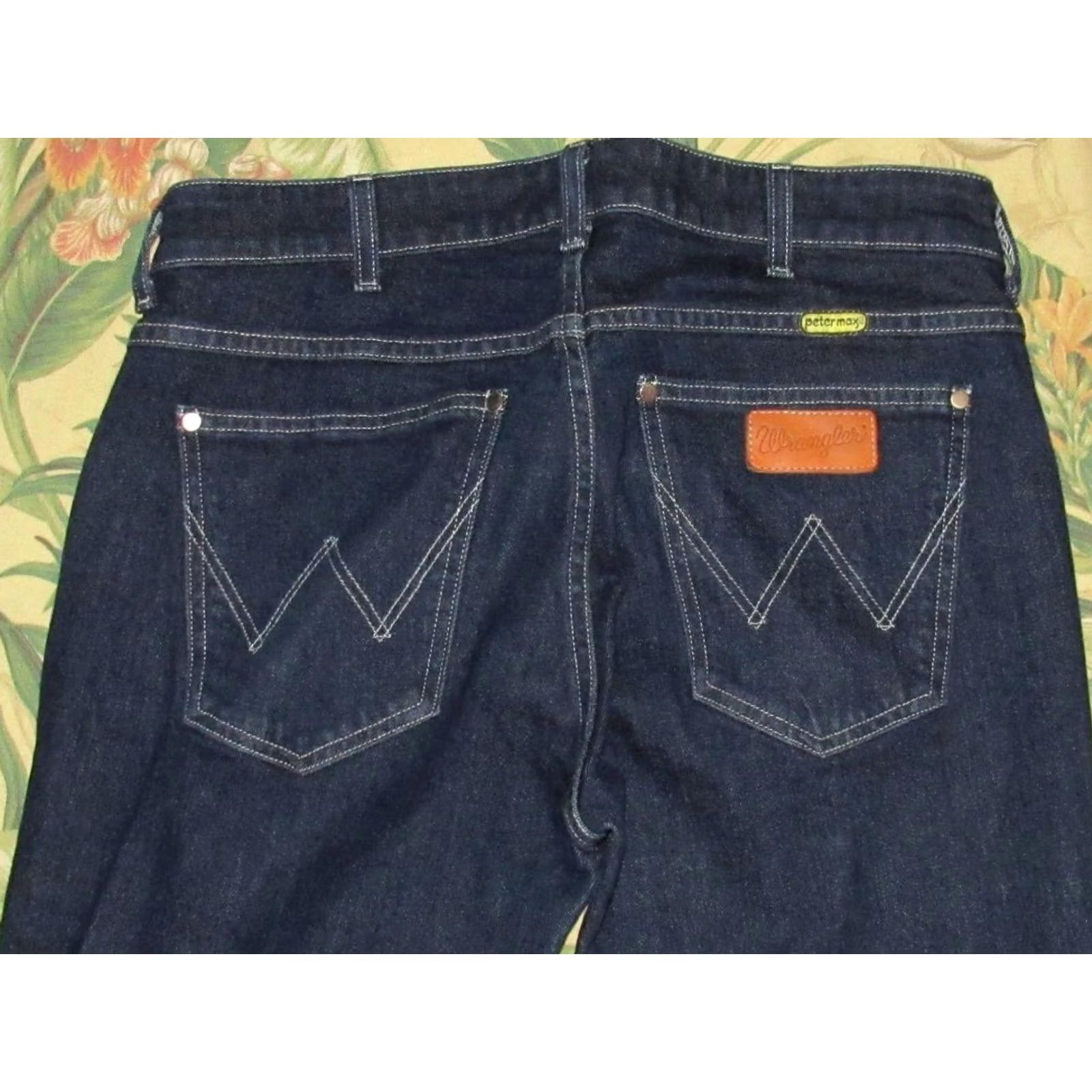 Wrangler WRANGLER Denim Jeans 32 x 27 Mens Regular 32 Blue Peter Max Denims Straight Size US 32 / EU 48 - 4 Thumbnail