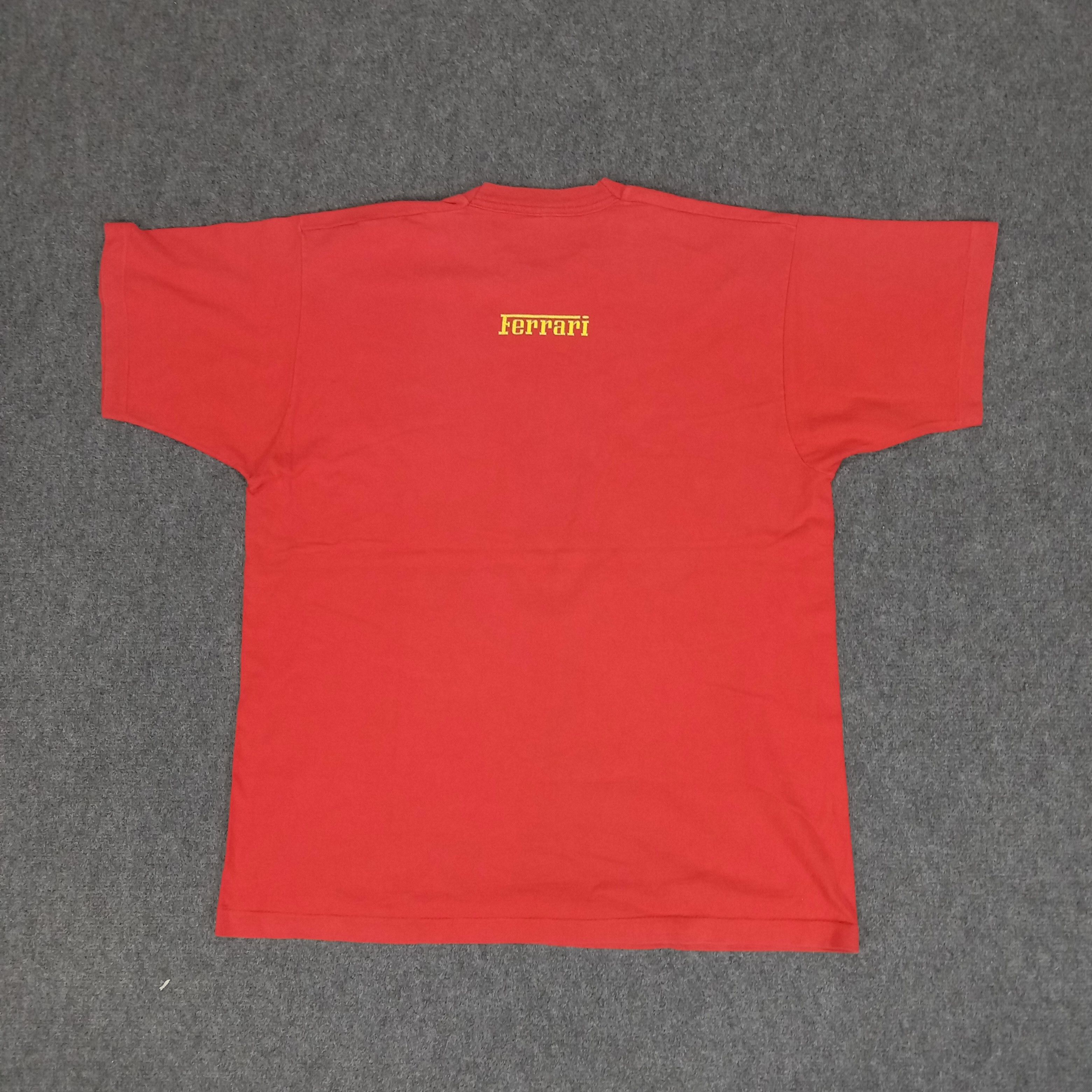 Ferrari × Vintage 90's Ferrari Supercar Racing Formula One Tshirt Size US XL / EU 56 / 4 - 6 Thumbnail