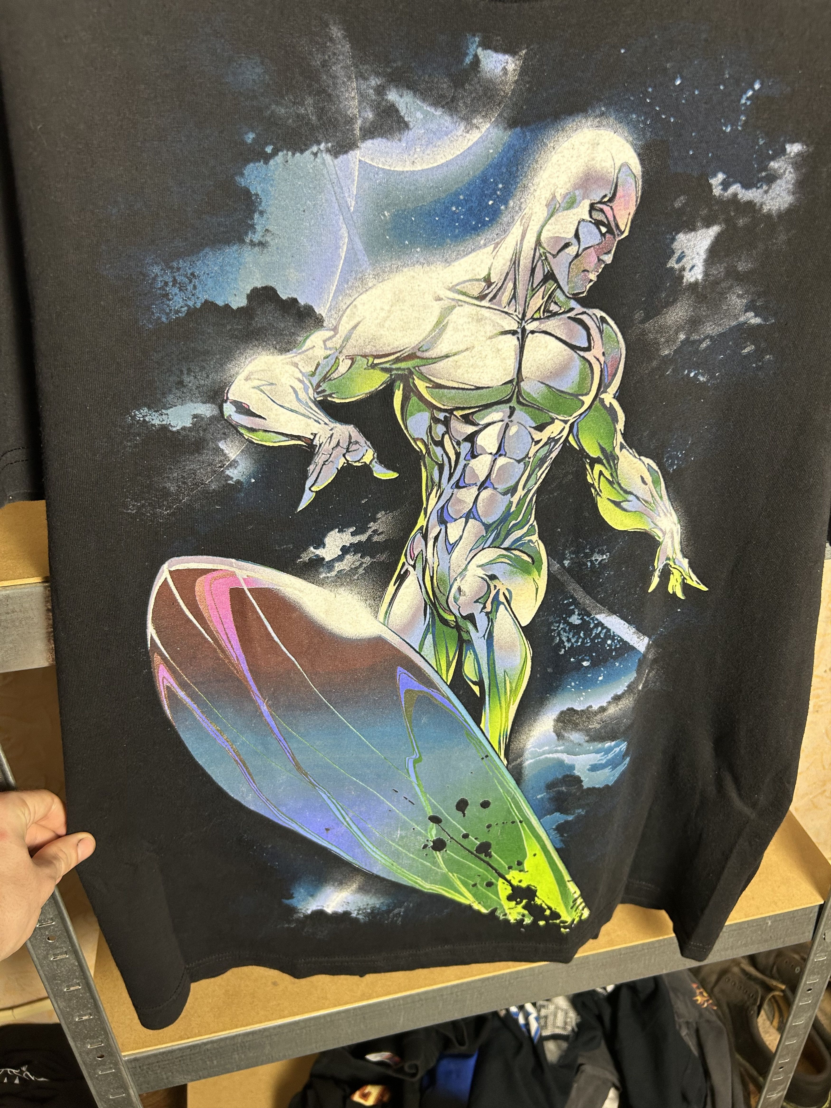 Marvel Comics Vintage 2000s Silver Surfer Mad Engine Marvel Comics T-shirt Size US L / EU 52-54 / 3 - 4 Thumbnail