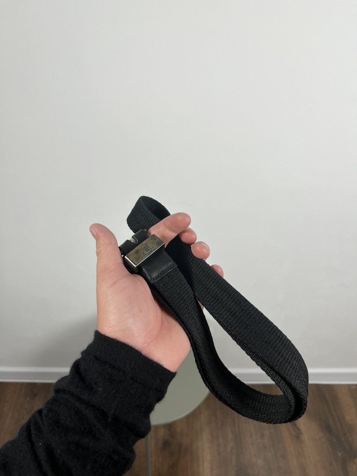 Diesel × Vintage Diesel Stretch Canvas Belt with Leather Trim Italy Size ONE SIZE - 8 Thumbnail