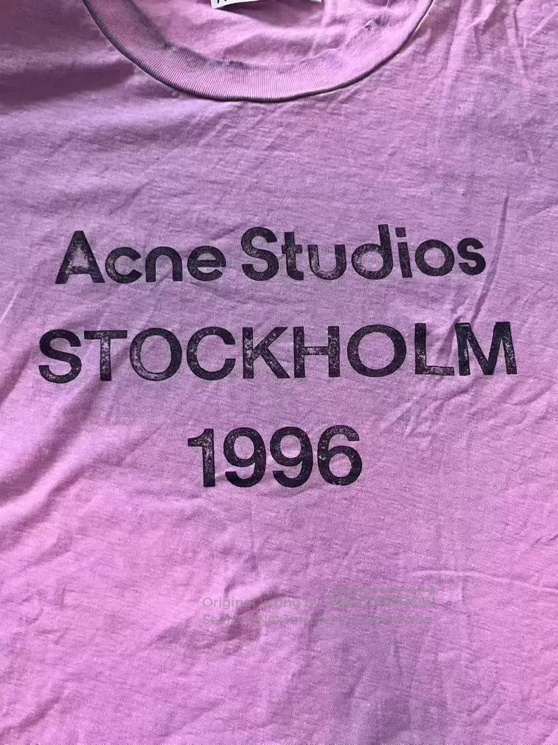 Acne Studios Acne Studios 1996 series retro logo round neck short sleev Size US L / EU 52-54 / 3 - 3 Thumbnail