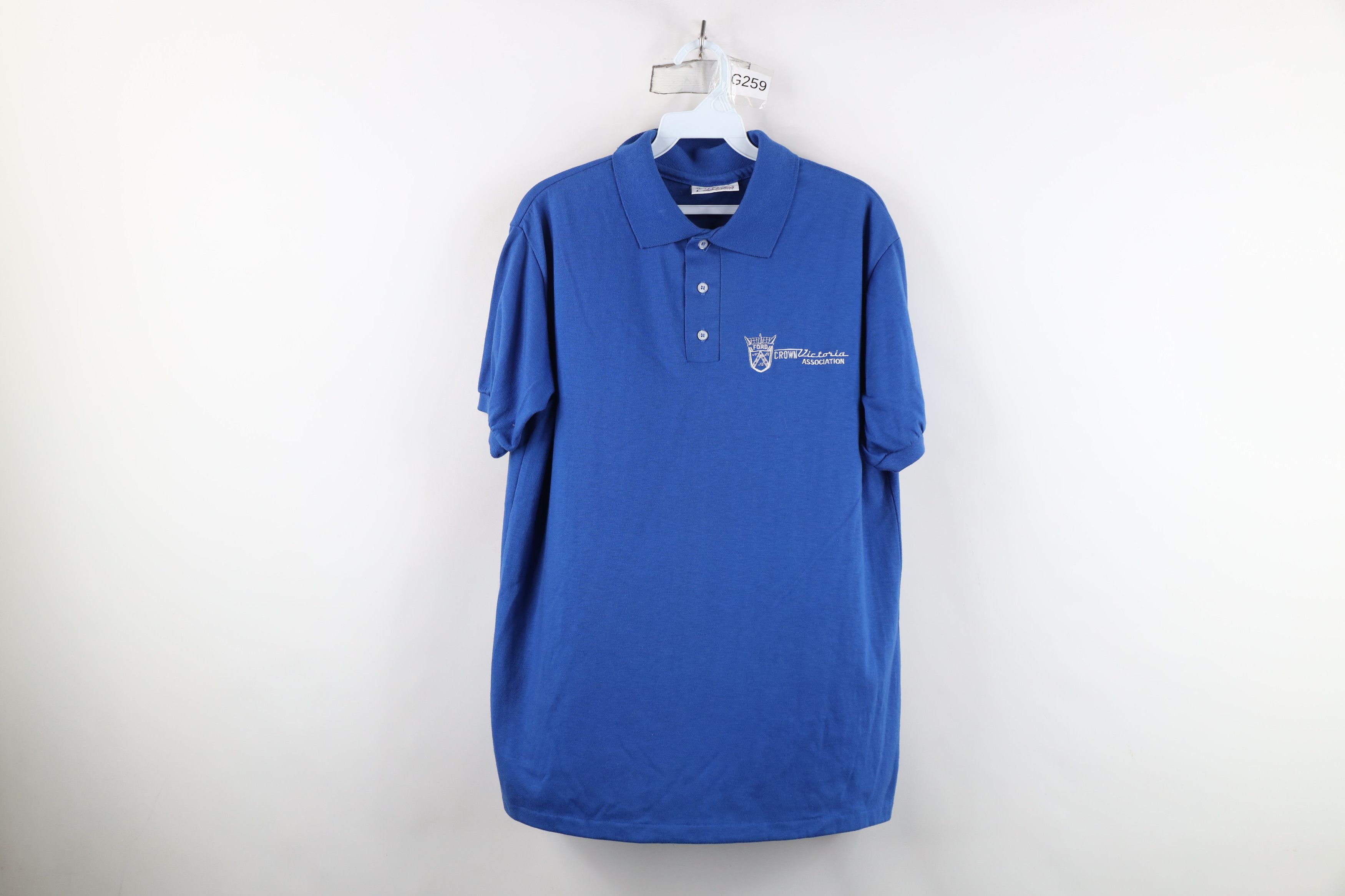 Vintage Vintage 70s 80s Crown Victoria Car Collared Polo Shirt USA Size US M / EU 48-50 / 2 - 1 Thumbnail