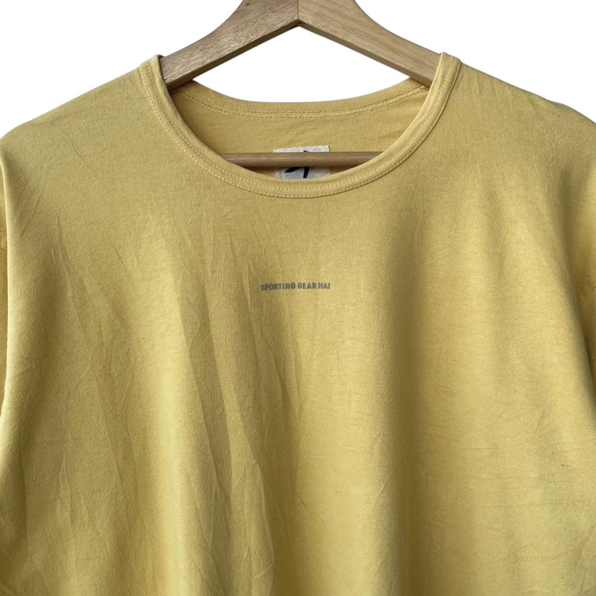 Hai Sporting Gear Hai Sporting Gear Issey Miyake Design Basic Small Logo Tee Size M / US 6-8 / IT 42-44 - 3 Thumbnail