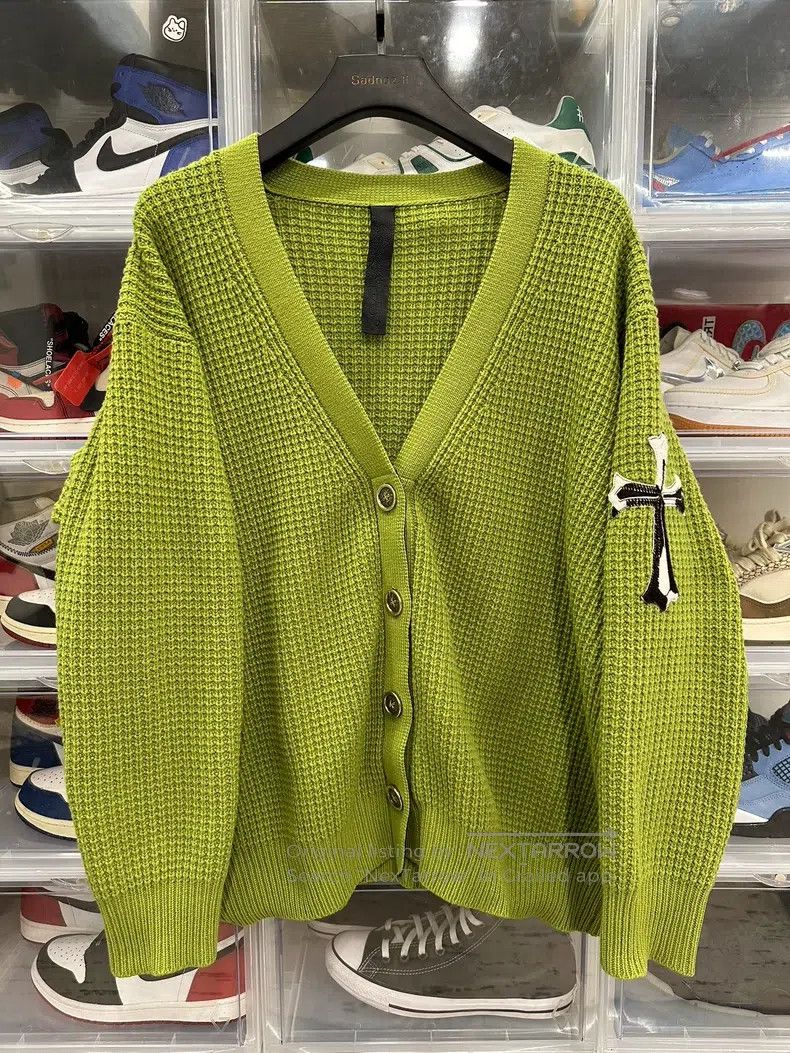 Chrome Hearts CHROME HEARTS Size M Avocado green horse hair zebra cross s Size US M / EU 48-50 / 2 - 1 Thumbnail