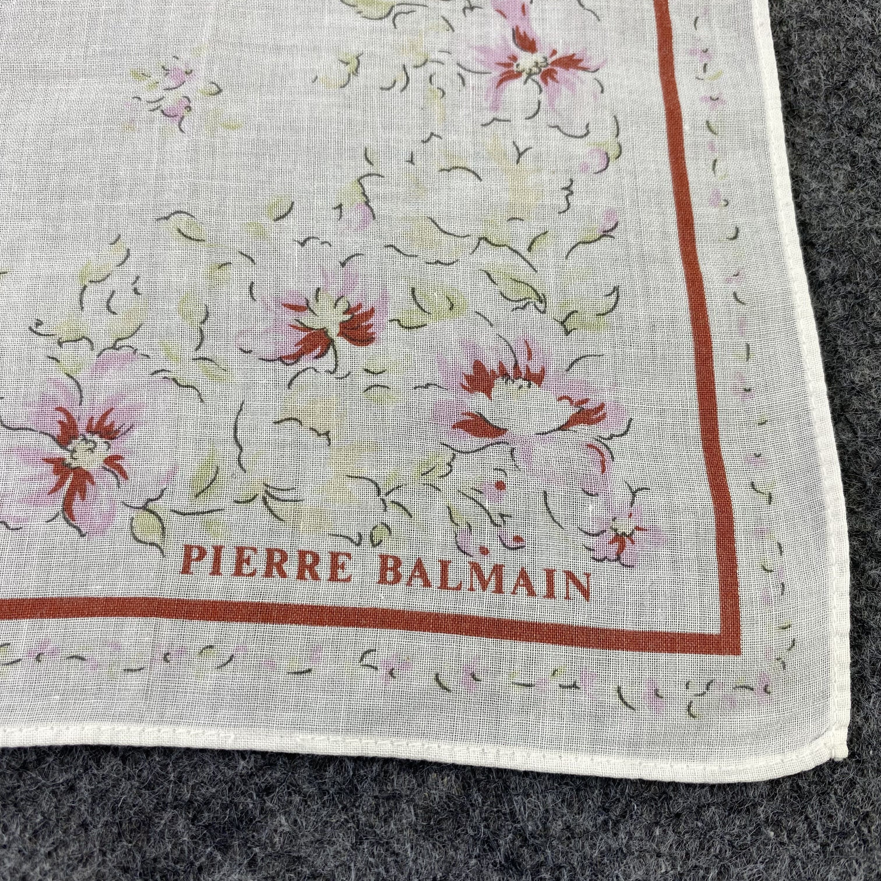 Pierre Balmain Pierre Balmain Handkerchief / Bandana / Neckerchief-B572 Size ONE SIZE - 5 Thumbnail
