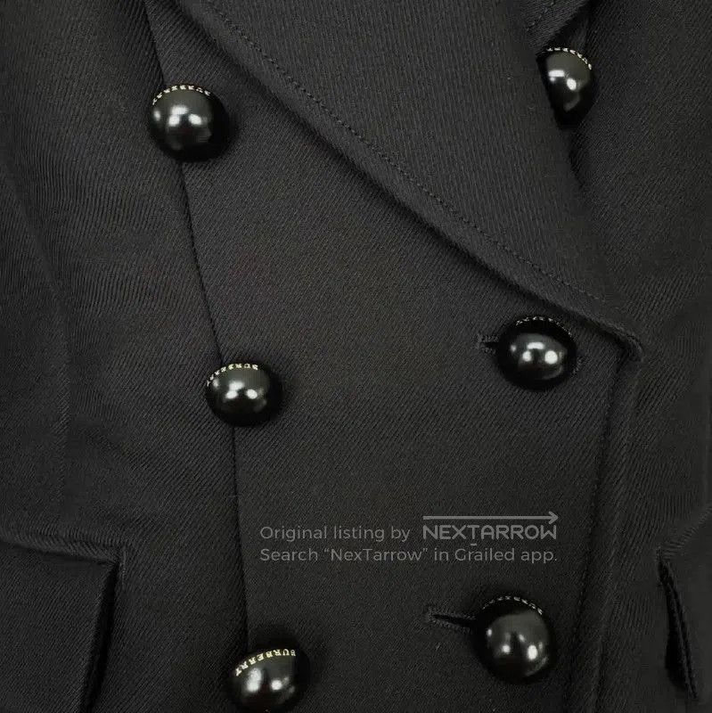 Burberry Burberry Women's Black Double-Breasted Coat. Size S / US 4 / IT 40 - 6 Thumbnail