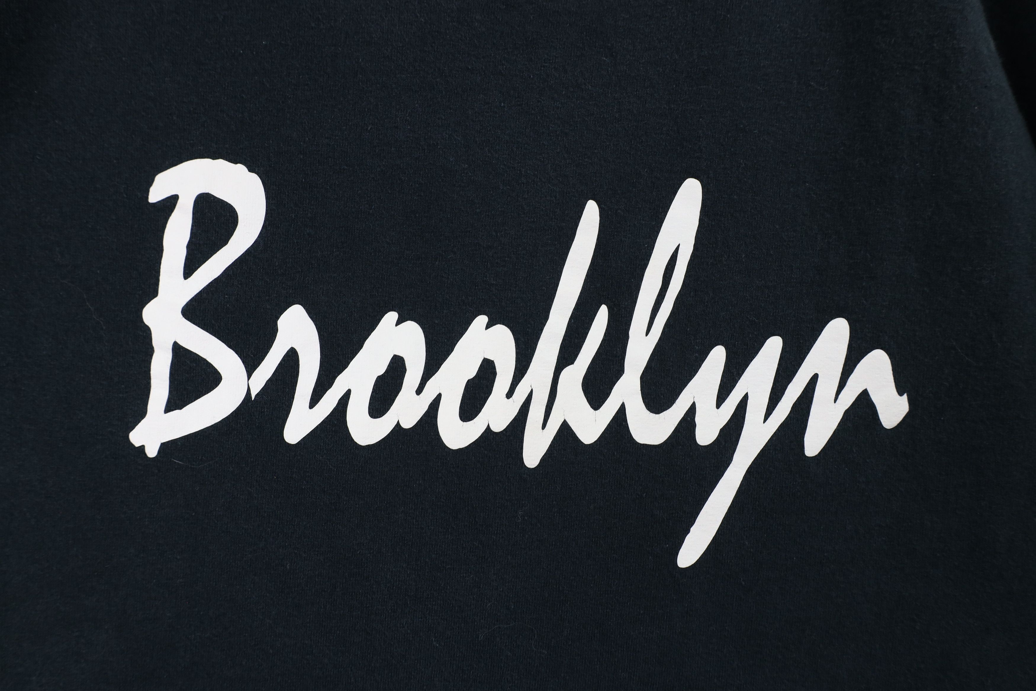 Vintage Vintage 90s Streetwear Script Brooklyn New York T-Shirt Size US XXL / EU 58 / 5 - 4 Thumbnail