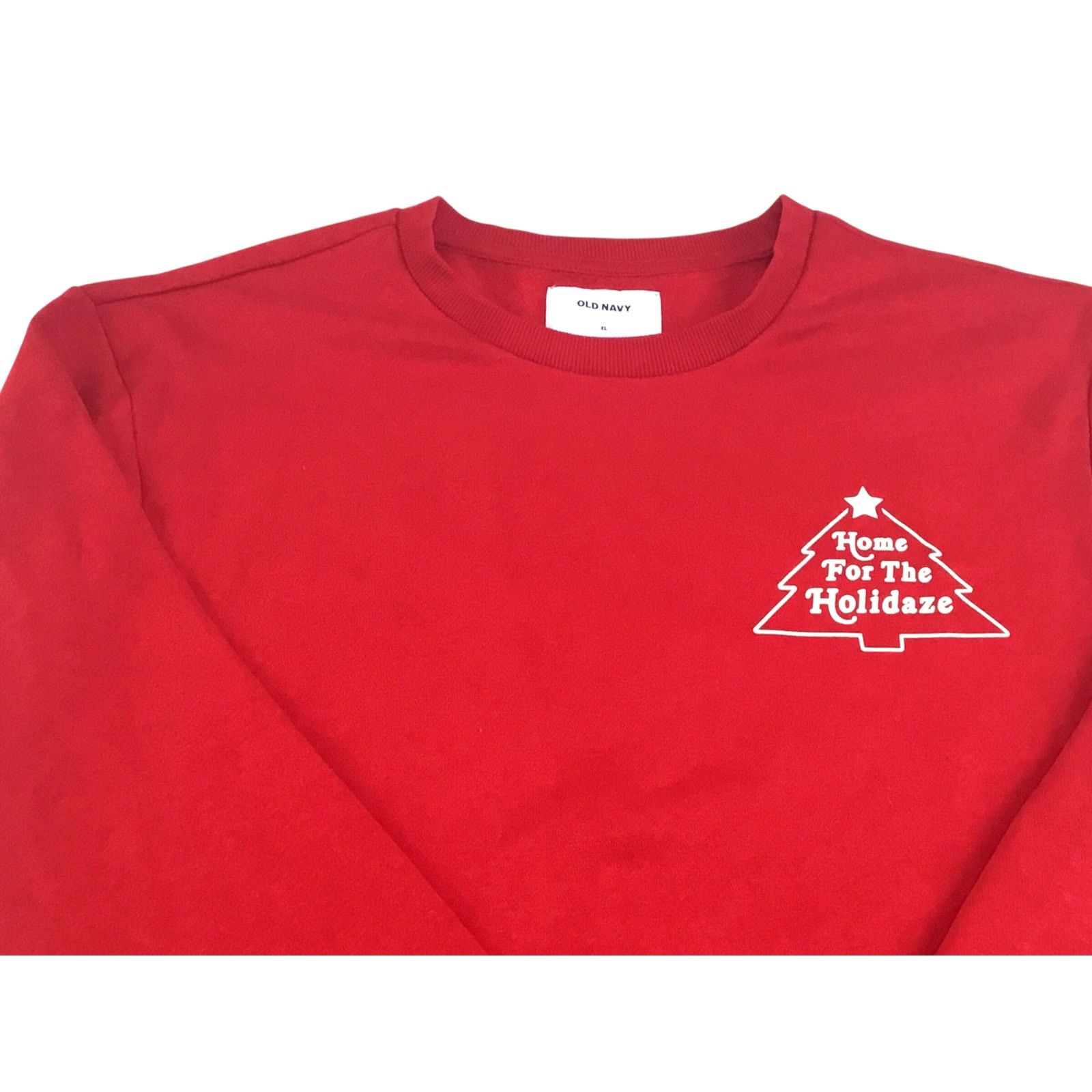 Old Navy Sweatshirt Christmas NWT Old Navy Home for the Holidaze XL Size XL / US 12-14 / IT 48-50 - 2 Thumbnail