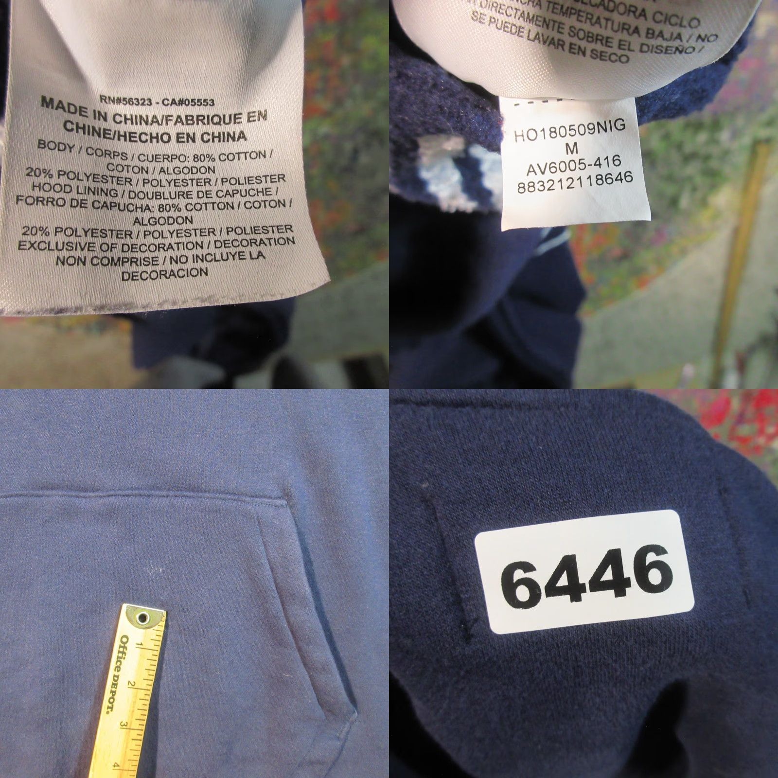 Jordan Brand Nike Air Jordan Hoodie Mens M Navy Hooded Sweatshirt Jumpman Print Zip Front Round Neck Logo Pullover Fleece Blue Regular Fit Sports USA Men Size US M / EU 48-50 / 2 - 8 Thumbnail