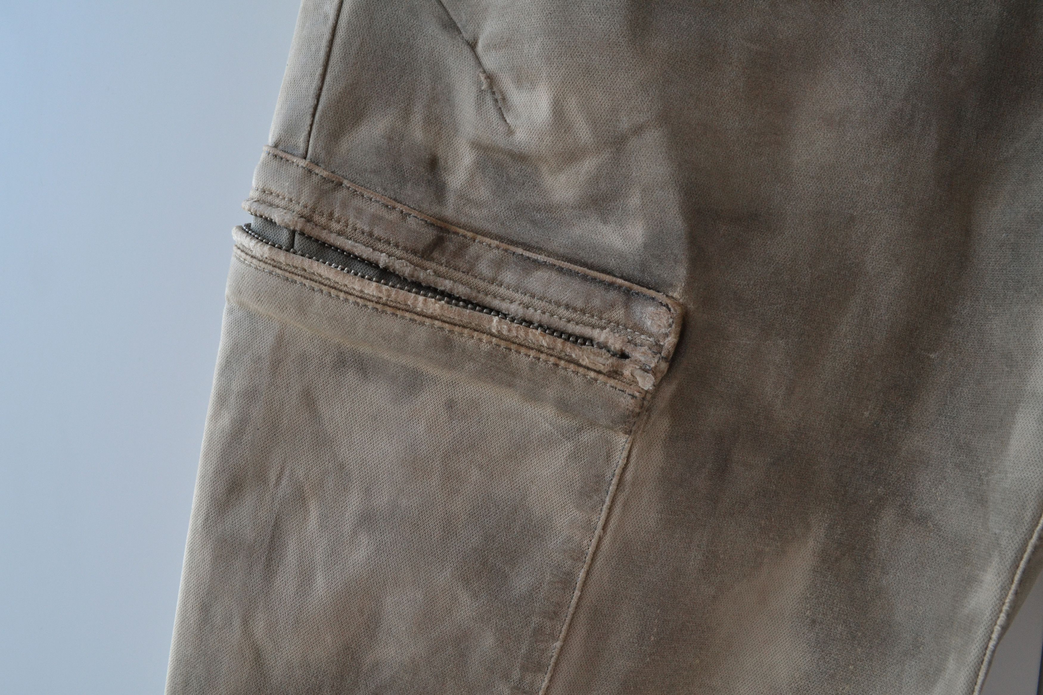 Stone Island STONE ISLAND Cargo Pants Cotton Distressed Trousers Size US 33 - 8 Thumbnail