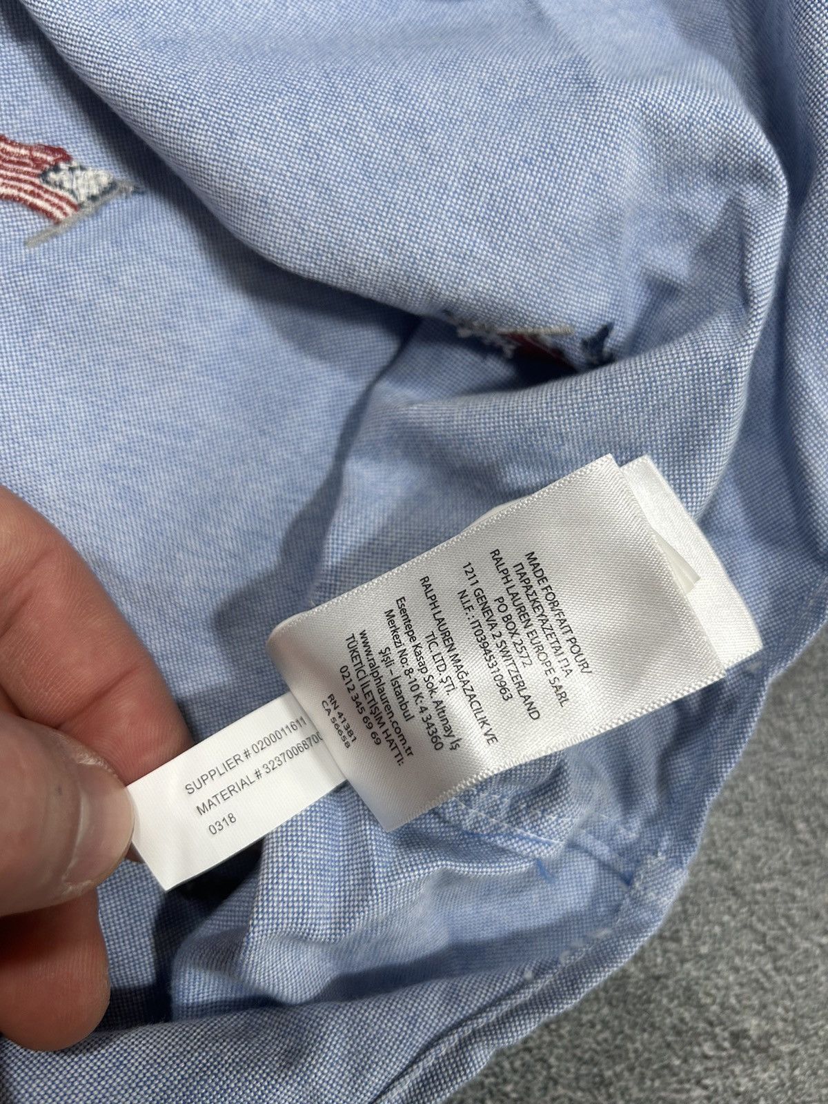 Polo Ralph Lauren × Ralph Lauren Polo Ralph Lauren Shirt Monogram USA Flag Size US S / EU 44-46 / 1 - 4 Thumbnail