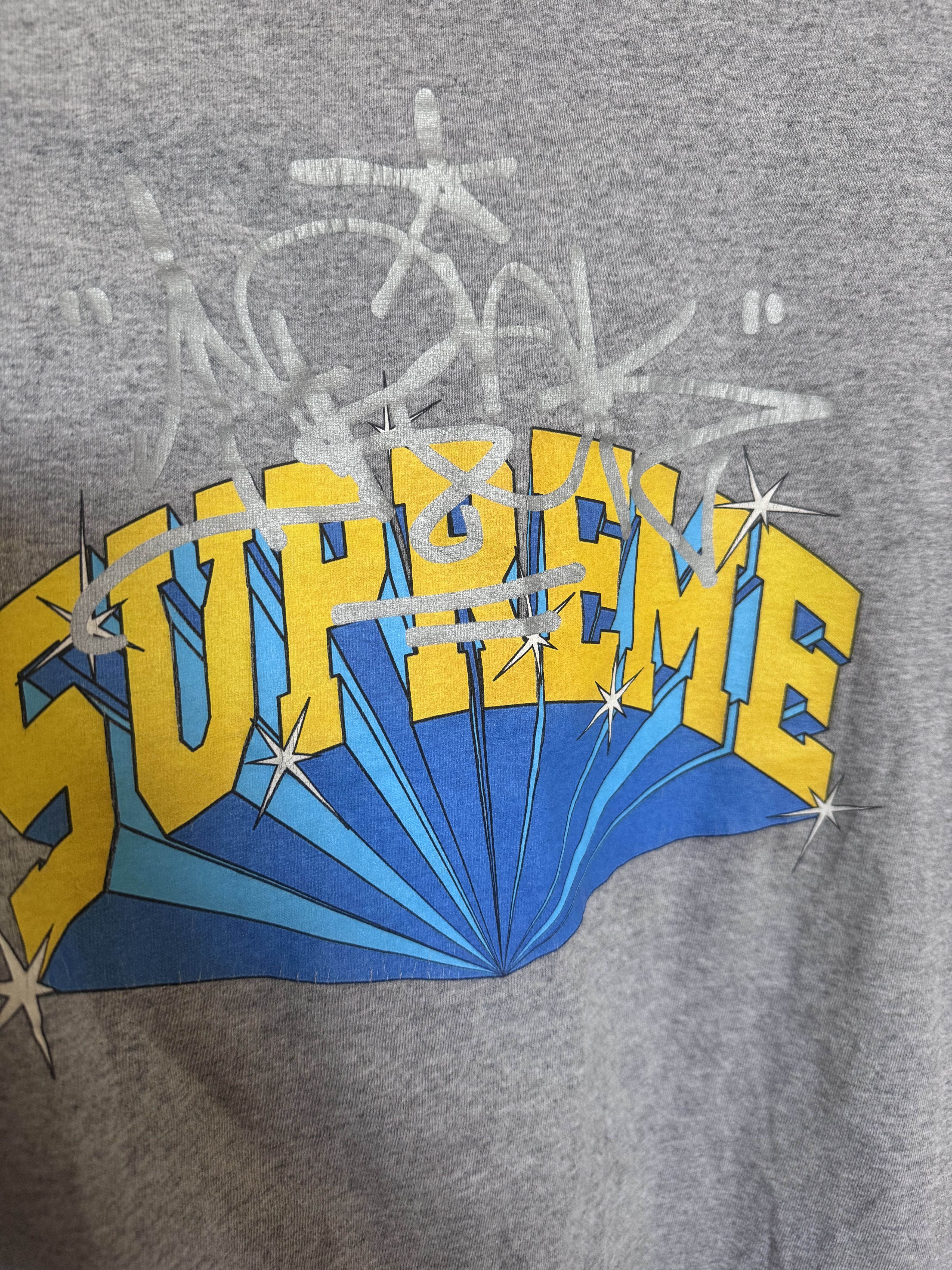 Supreme Supreme x IRAK Arc Tee 'Heather Grey' Size US XL / EU 56 / 4 - 2 Thumbnail