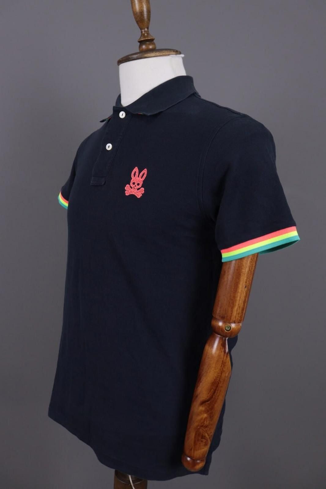Psycho Bunny Psycho Banny Black Logo Cotton Summer Polo Shirt Size 4 / M Size US M / EU 48-50 / 2 - 8 Thumbnail