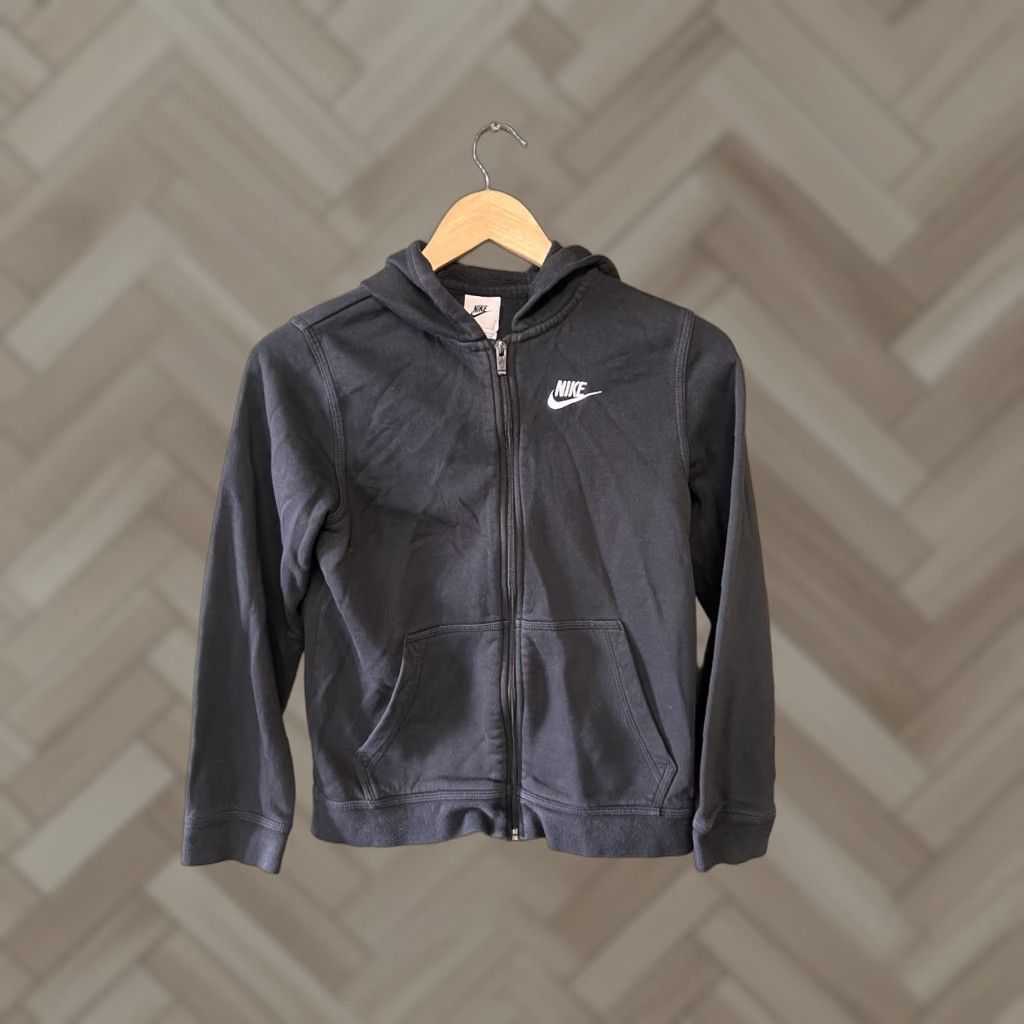 Nike Nike Sportswear Womens Black Full Zip Hooded Sweatshirt L Size L / US 10 / IT 46 - 1 Thumbnail
