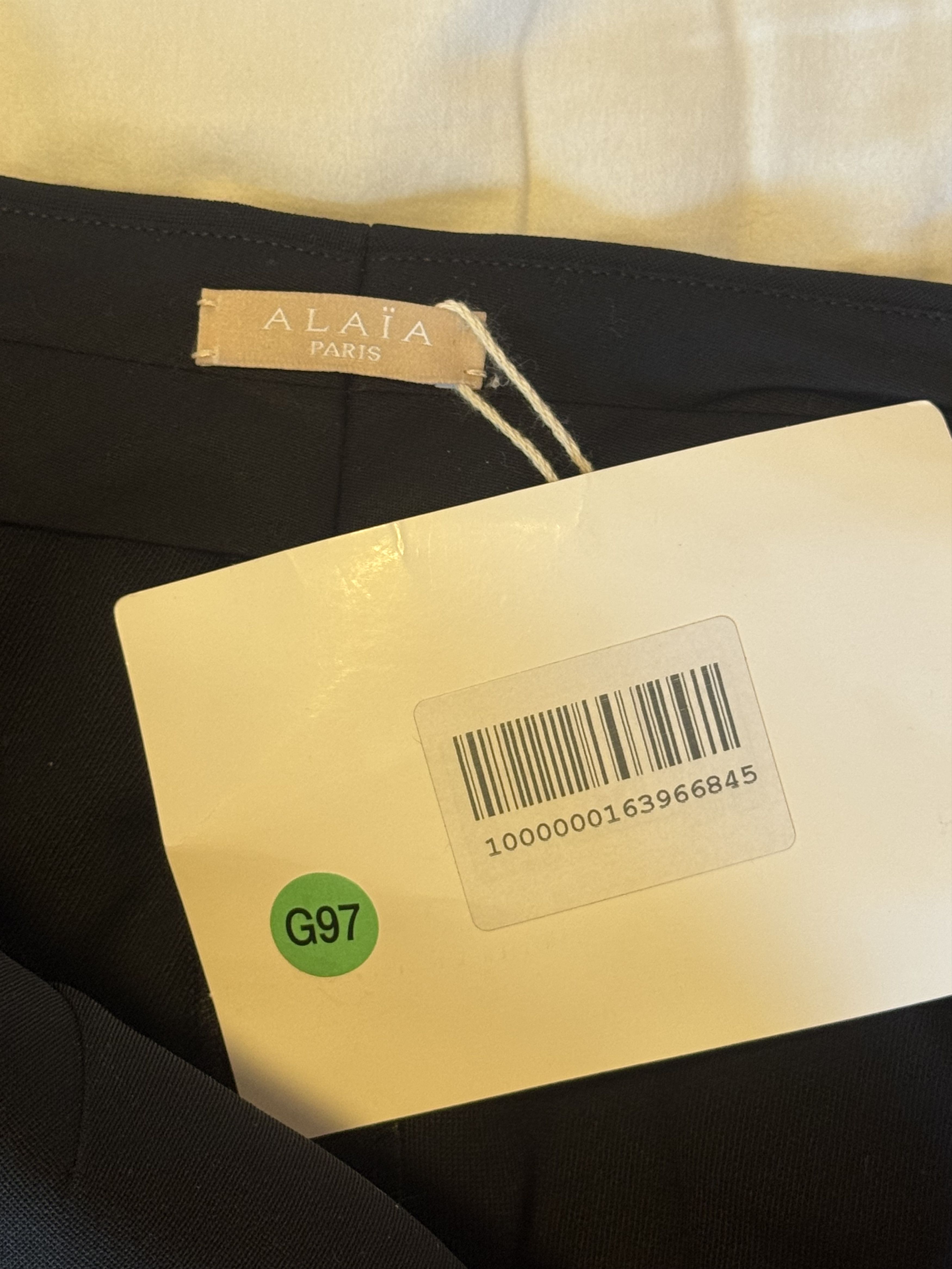 Alaia NEW Alaïa Women's Black Pants Size 28" / US 6 / IT 42 - 3 Thumbnail