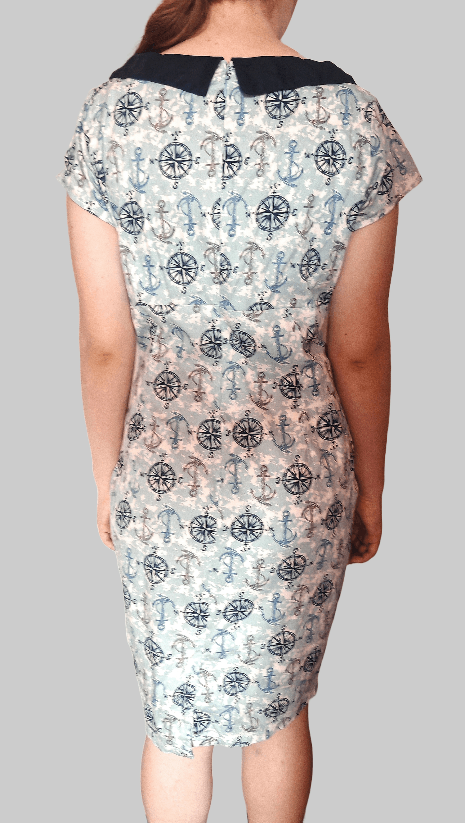 Other Banned Apparel Retro Plus Size Nautical Compass Print Dress Size XXL / US 16-18 / IT 52-54 - 3 Thumbnail
