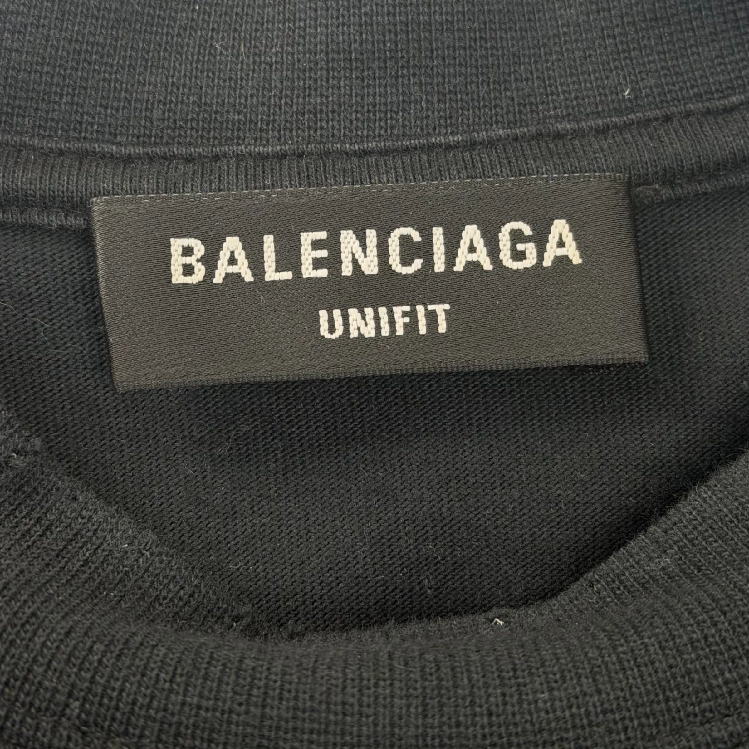 Balenciaga Balenciaga Metal Paint Black Tee 1 (L) Size US L / EU 52-54 / 3 - 5 Thumbnail