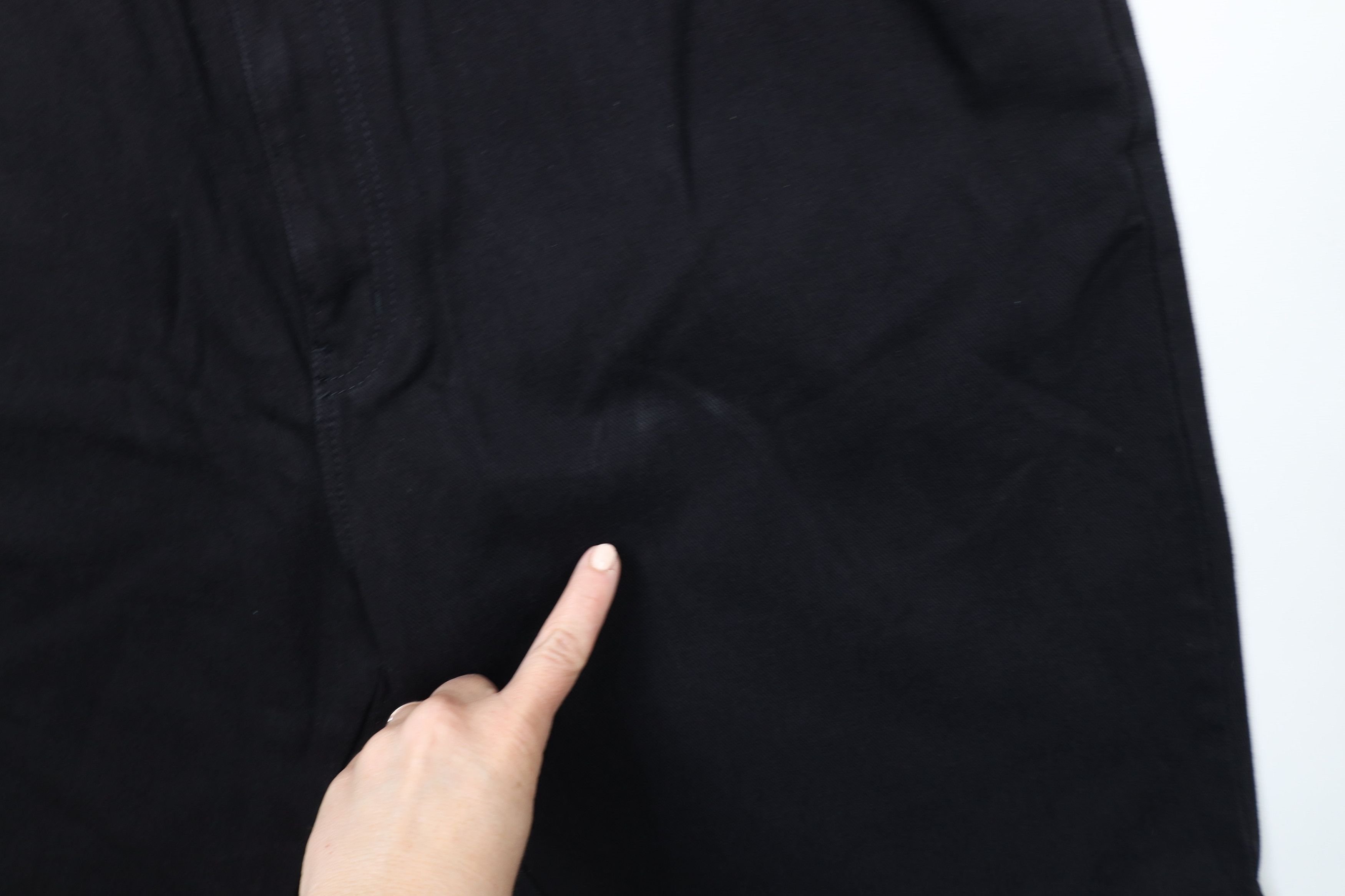 Vintage Deadstock Vintage 90s Streetwear Fit Denim Shorts Black Size US 40 / EU 56 - 5 Thumbnail