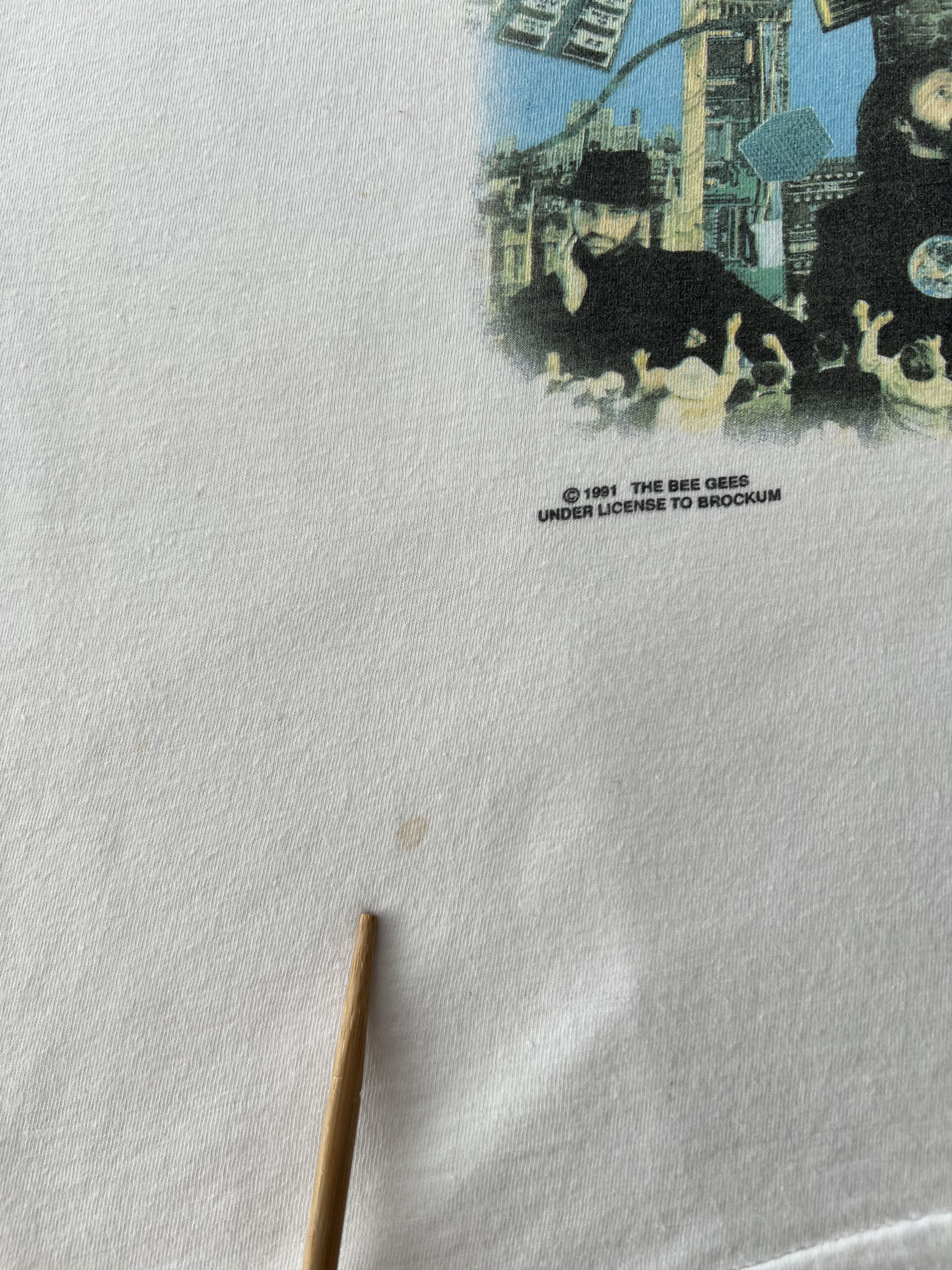 Band Tees Vintage 1991 Bee Gees High Civilization Promo White T-shirt Size US XL / EU 56 / 4 - 7 Thumbnail