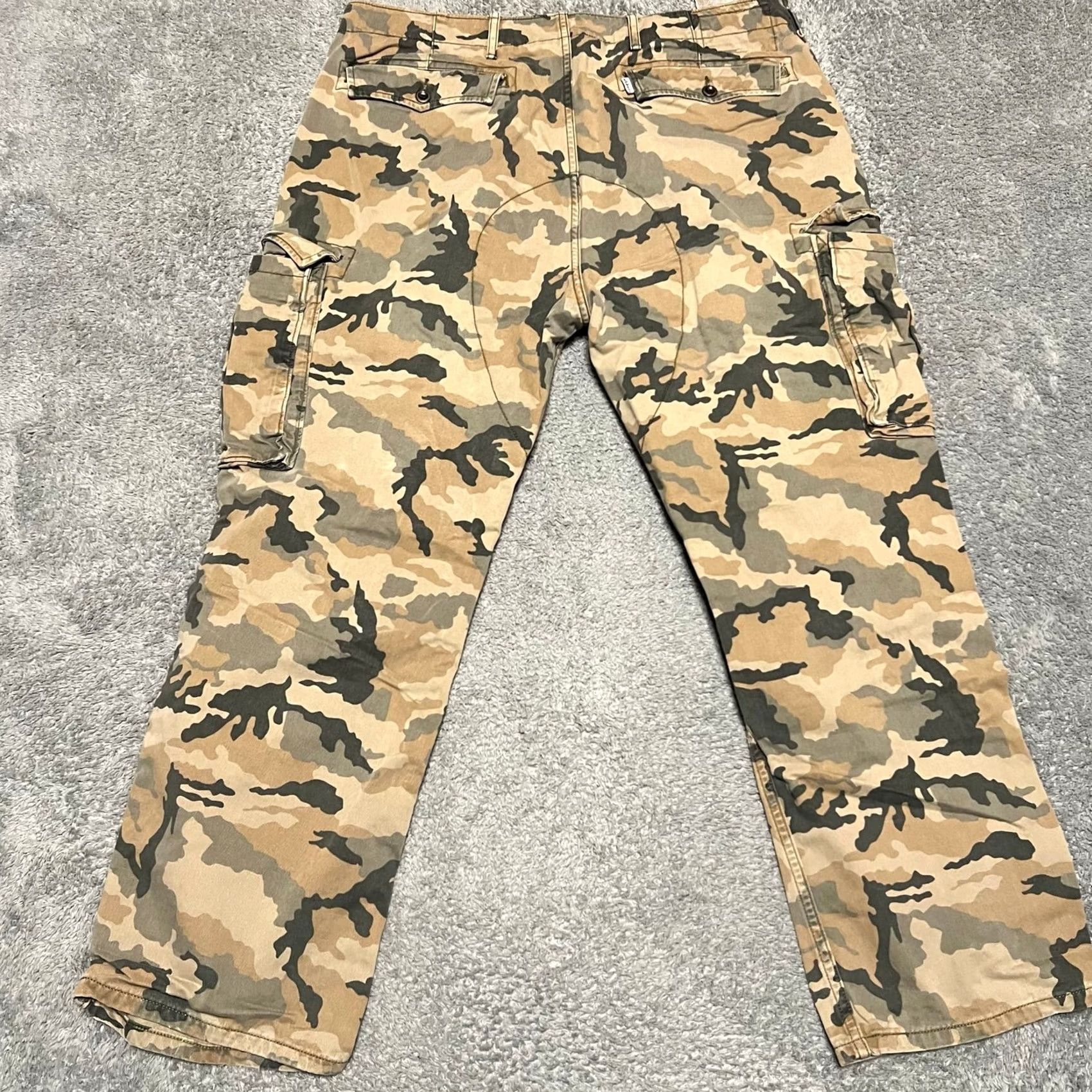 Levi's Levi's Cargo Pants Mens 38 x 30 Camp Straight Twill Utility Hiking Outdoor Mens Regular 38 Brown Cargo Men Size US 38 / EU 54 - 3 Thumbnail