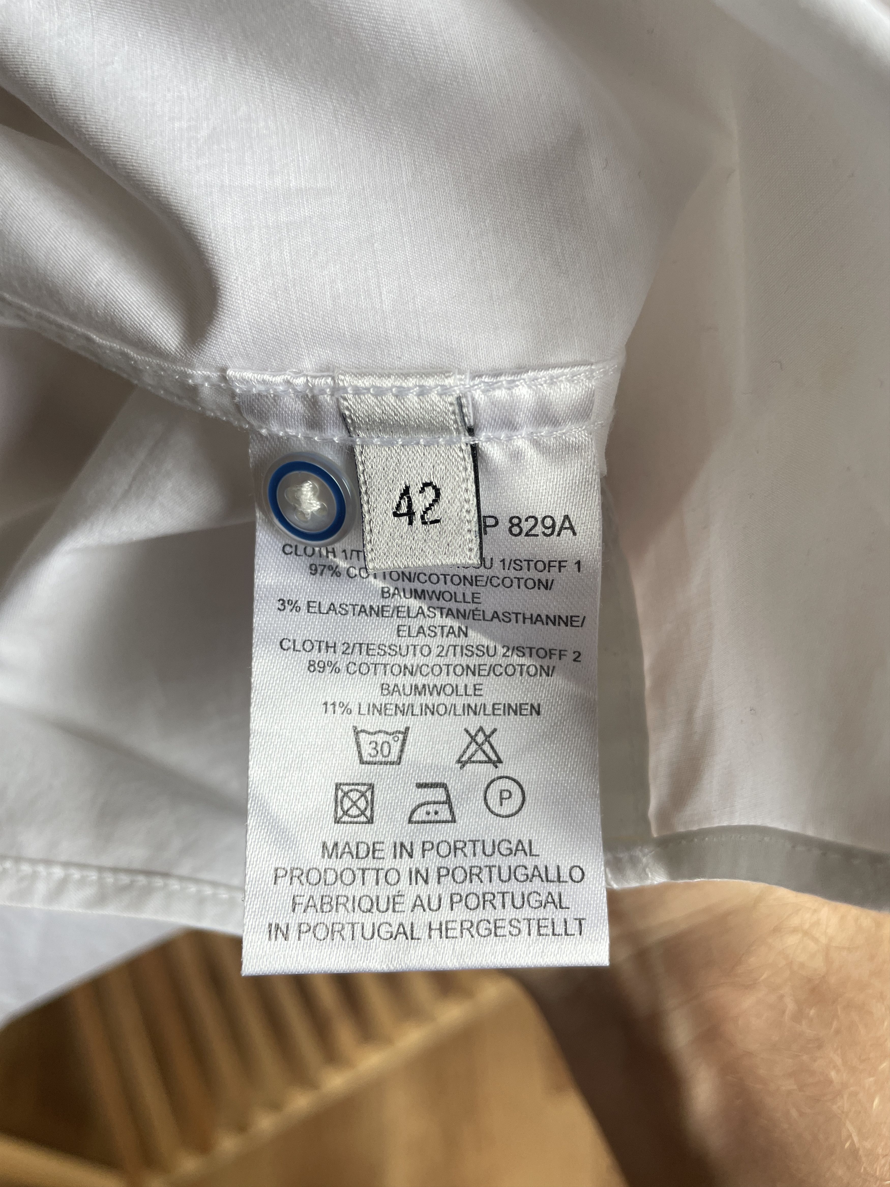 Paul Smith Paul Smith Contrast Collar White Dress Shirt Size EUR 42 Size US XS / EU 42 / 0 - 7 Thumbnail