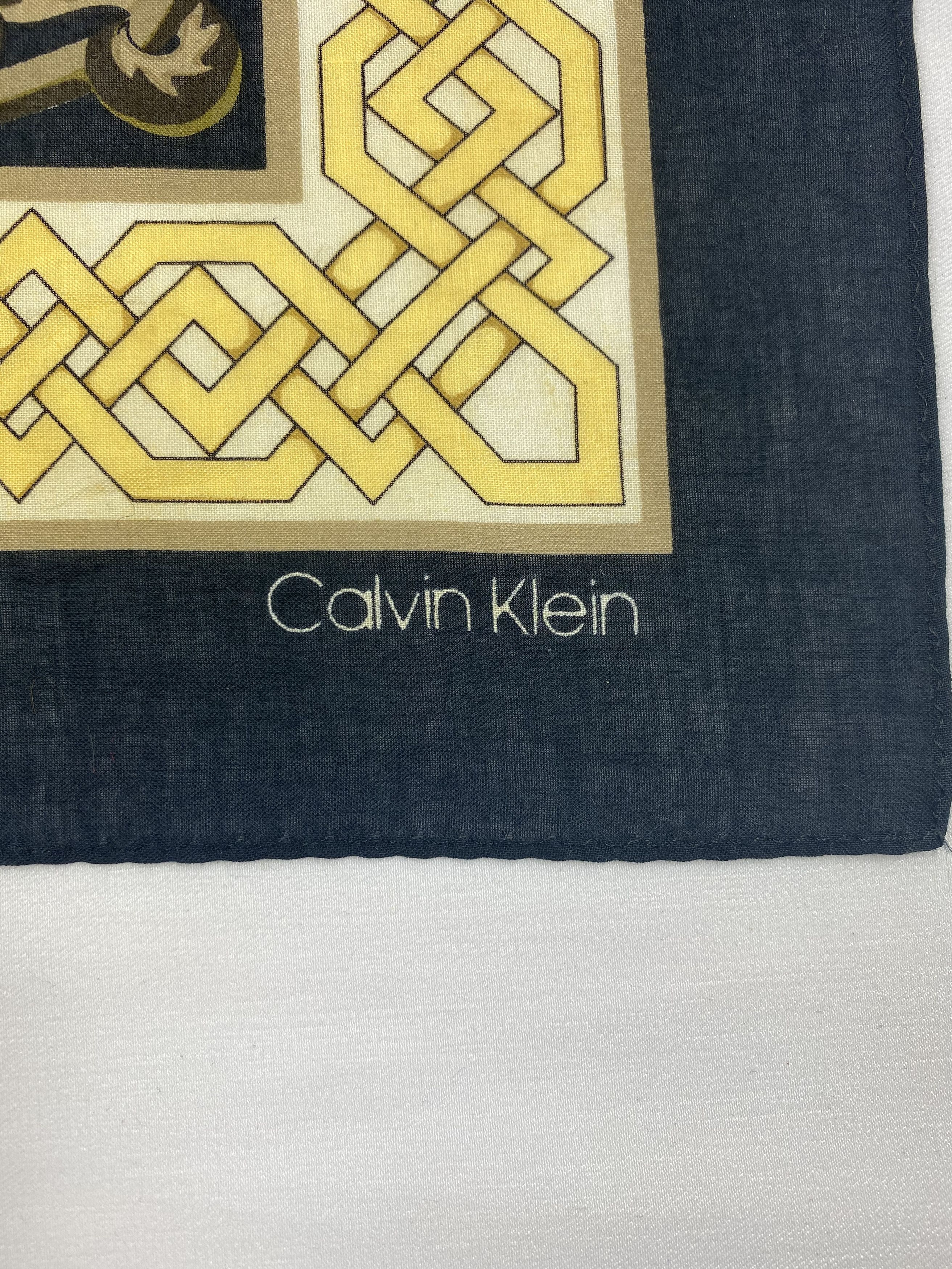 Calvin Klein × Vintage Calvin Klein Handkerchief / Bandana / Neckerchief Size ONE SIZE - 5 Thumbnail