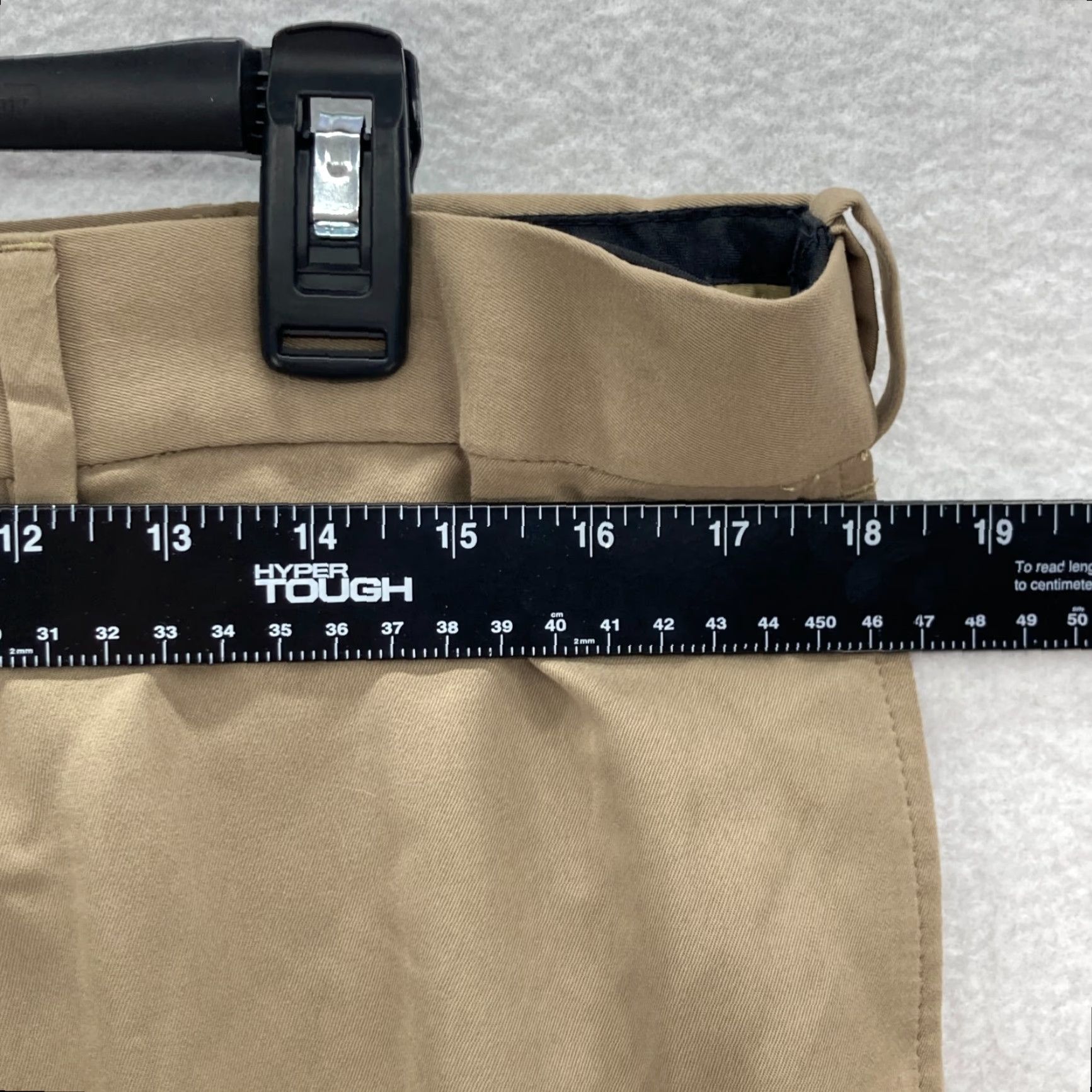 Croft & Barrow Croft & Barrow Mens 36x30 Brown Microfiber Wrinkle Resistant Pants Flat Front Casual Chino Straight Pockets Easy Care Mens Reg Size US 36 / EU 52 - 6 Thumbnail
