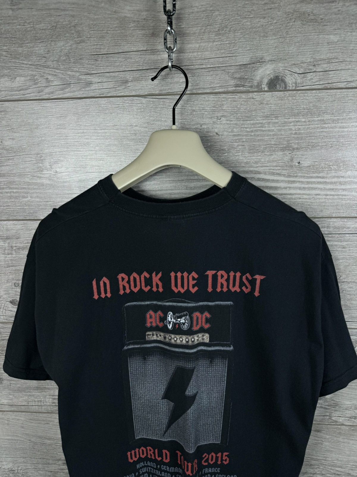 AC/DC × Vintage T-SHIRT AC / DC ROCK STYLE SIZE XL Size US XL / EU 56 / 4 - 10 Thumbnail