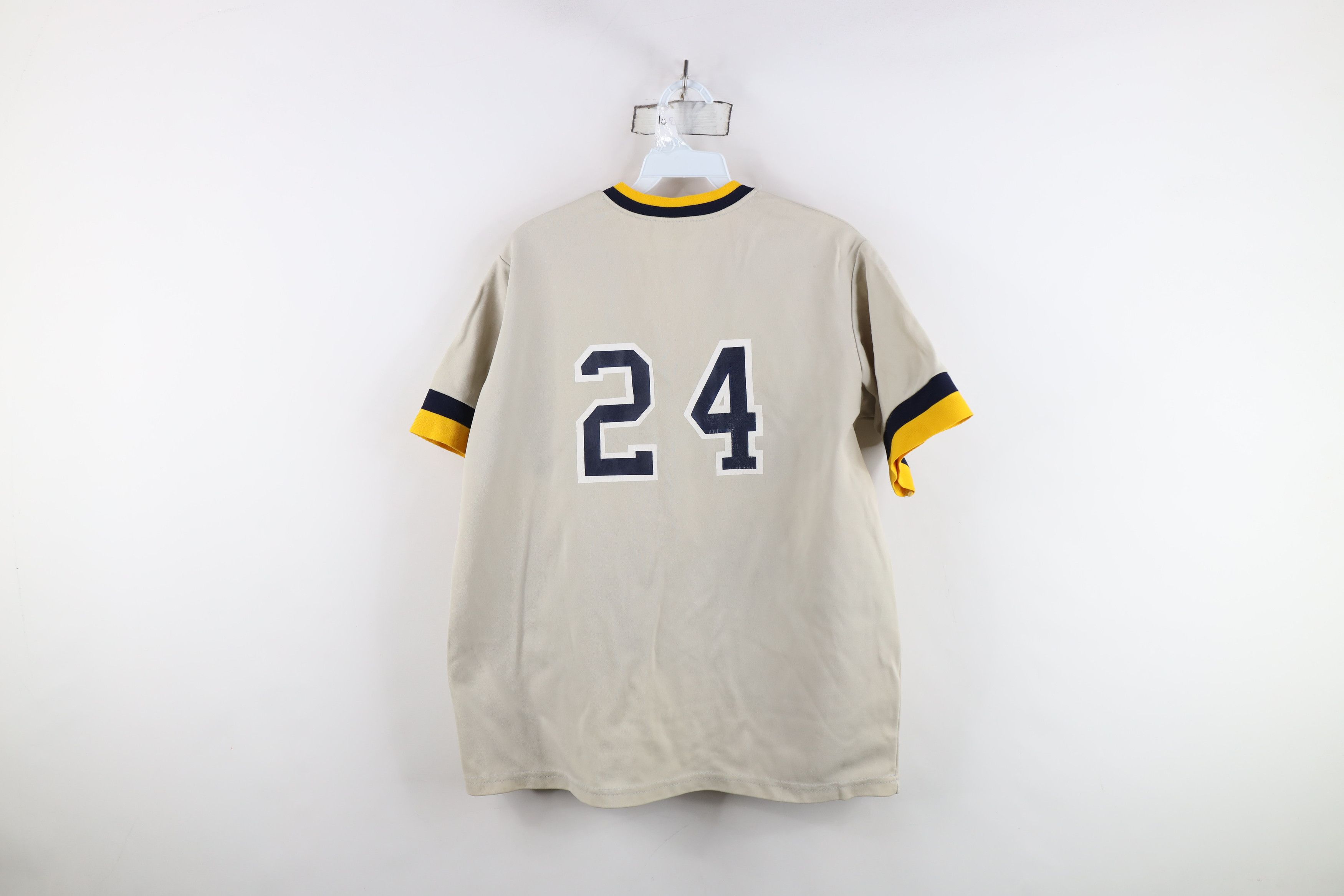 Vintage Vintage 70s Wildcats Nylon Durene Knit Baseball Jersey USA Size US XL / EU 56 / 4 - 12 Thumbnail