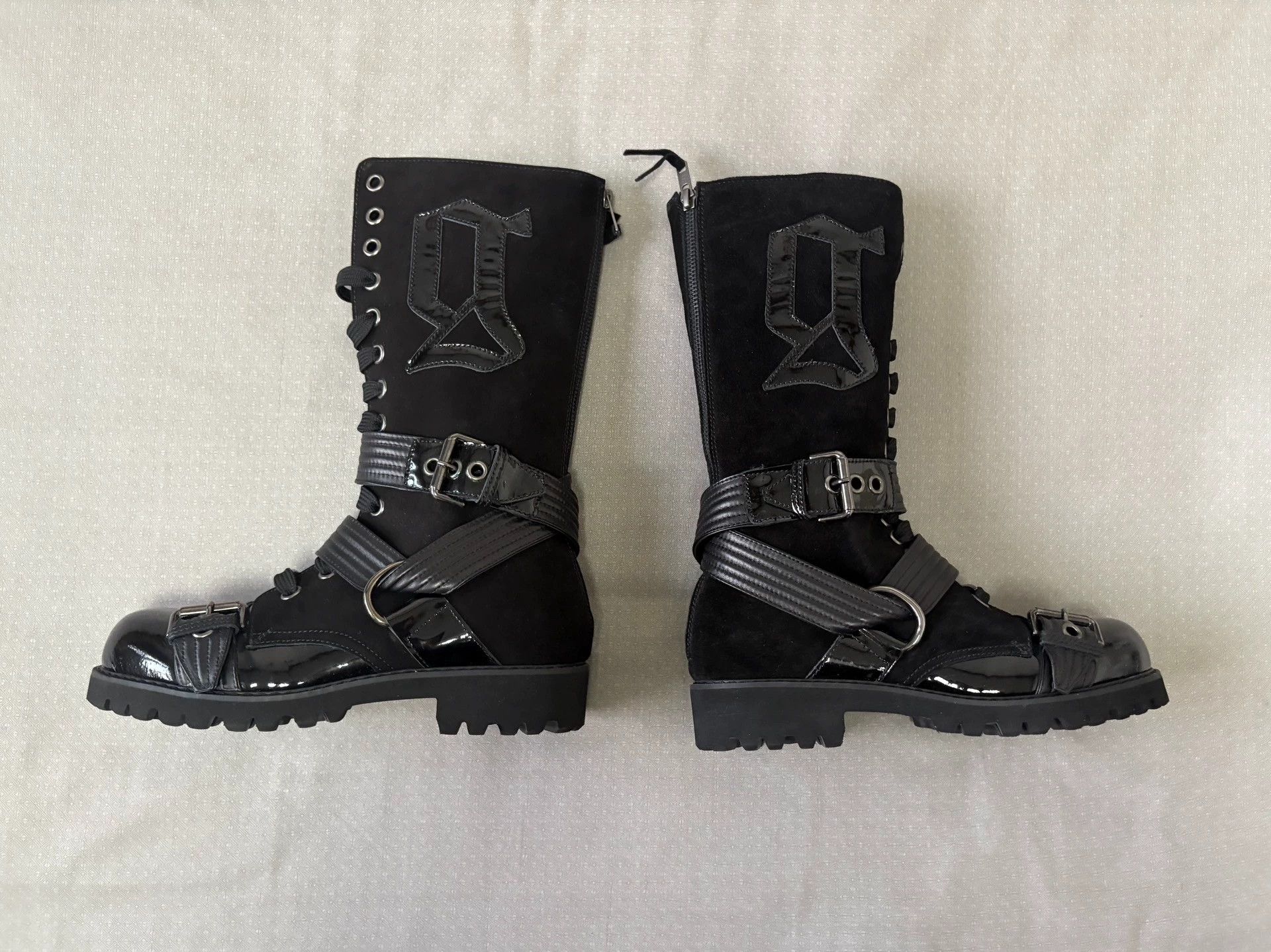 John Galliano John Galliano Vtg Deconstructed Multi-Strap Boot 38/39 Size US 7.5 / IT 37.5 - 2 Thumbnail