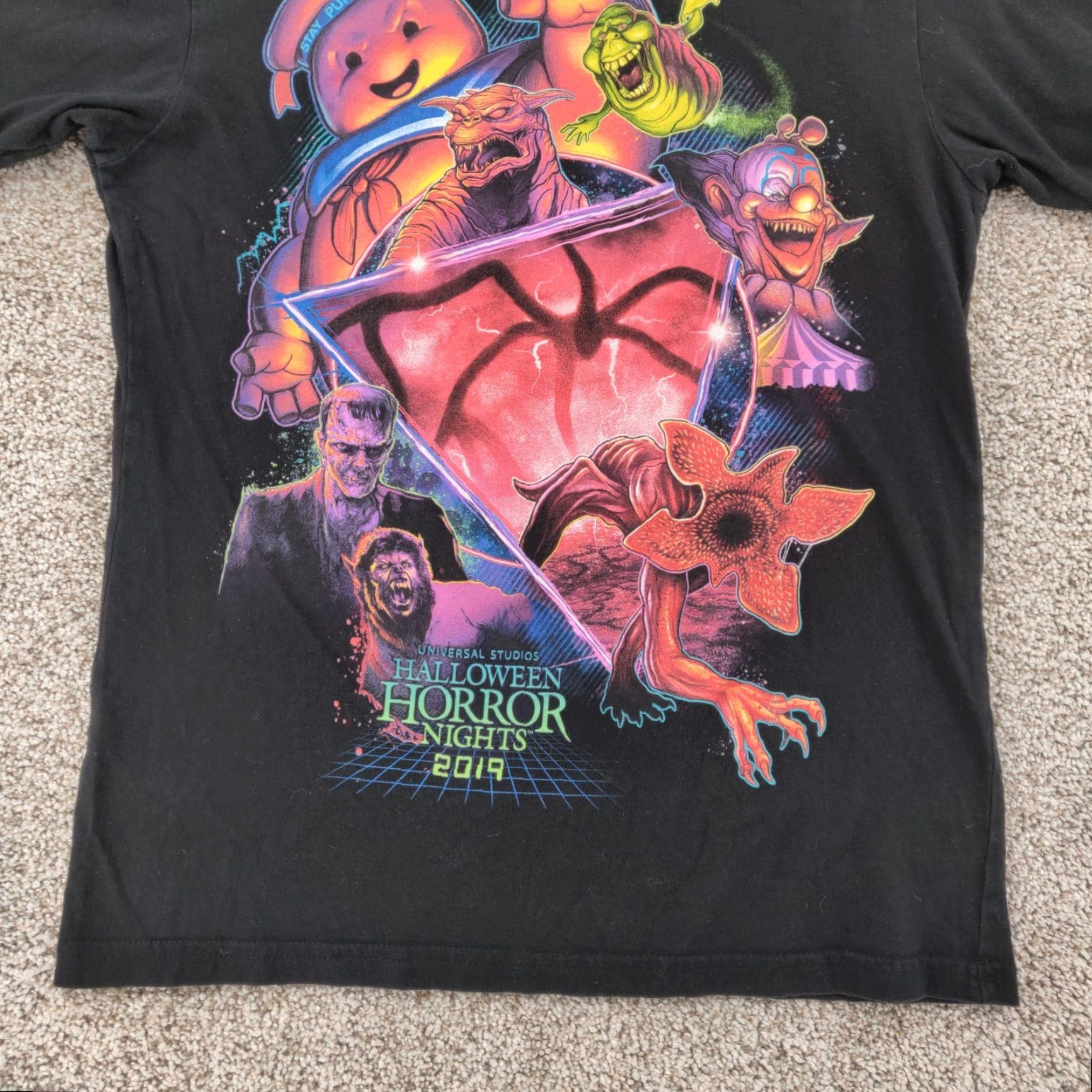 Vintage Universal Studios Hollywood Shirt Mens S Black Halloween Horror Nights T Shirt Size US S / EU 44-46 / 1 - 5 Thumbnail