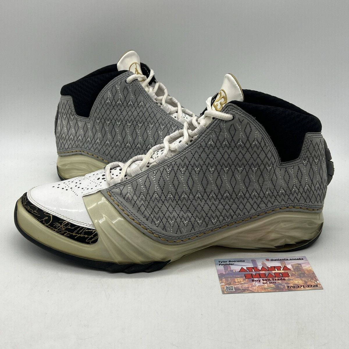 Jordan Brand Air Jordan 23 white stealth Size US 12 / EU 45 - 1 Thumbnail