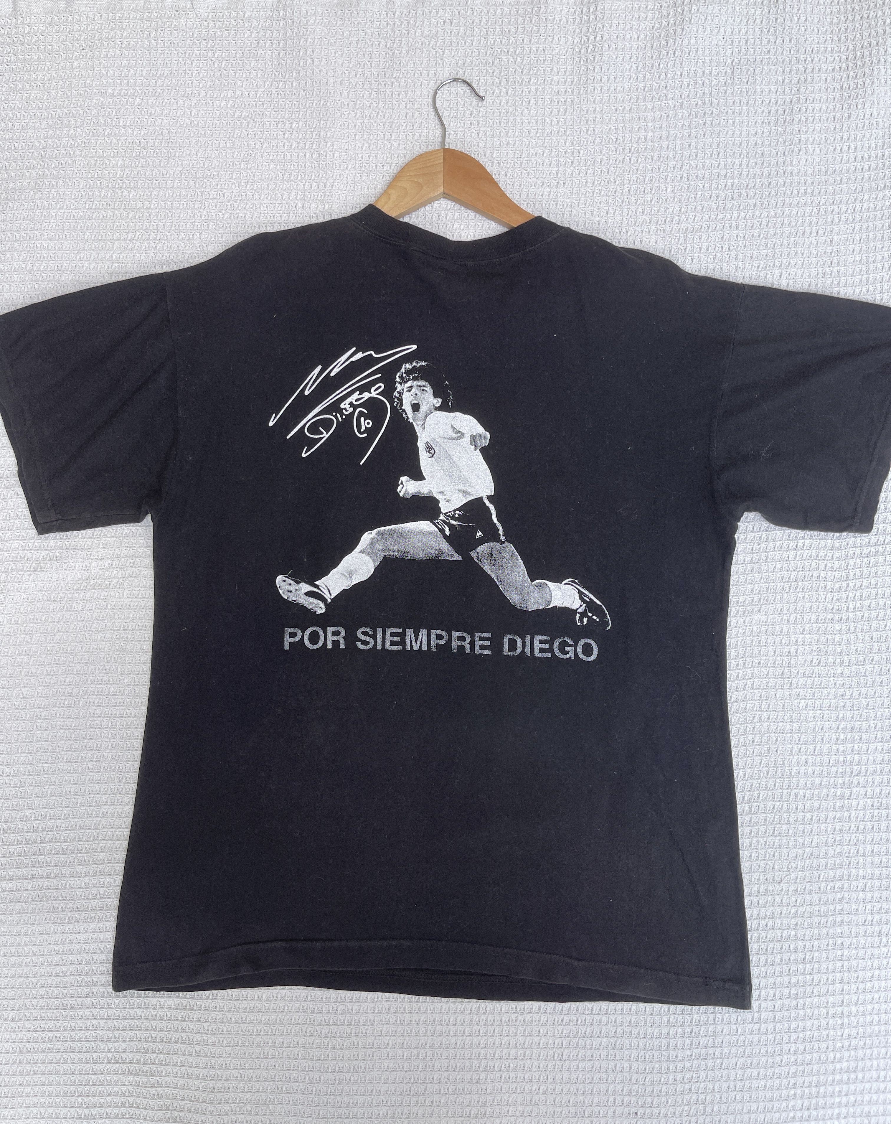Rap Tees Last Drop🔥Rare🔥Vtg Diego Maradona Bootleg Rap Tees T-Shirt Size US L / EU 52-54 / 3 - 10 Thumbnail