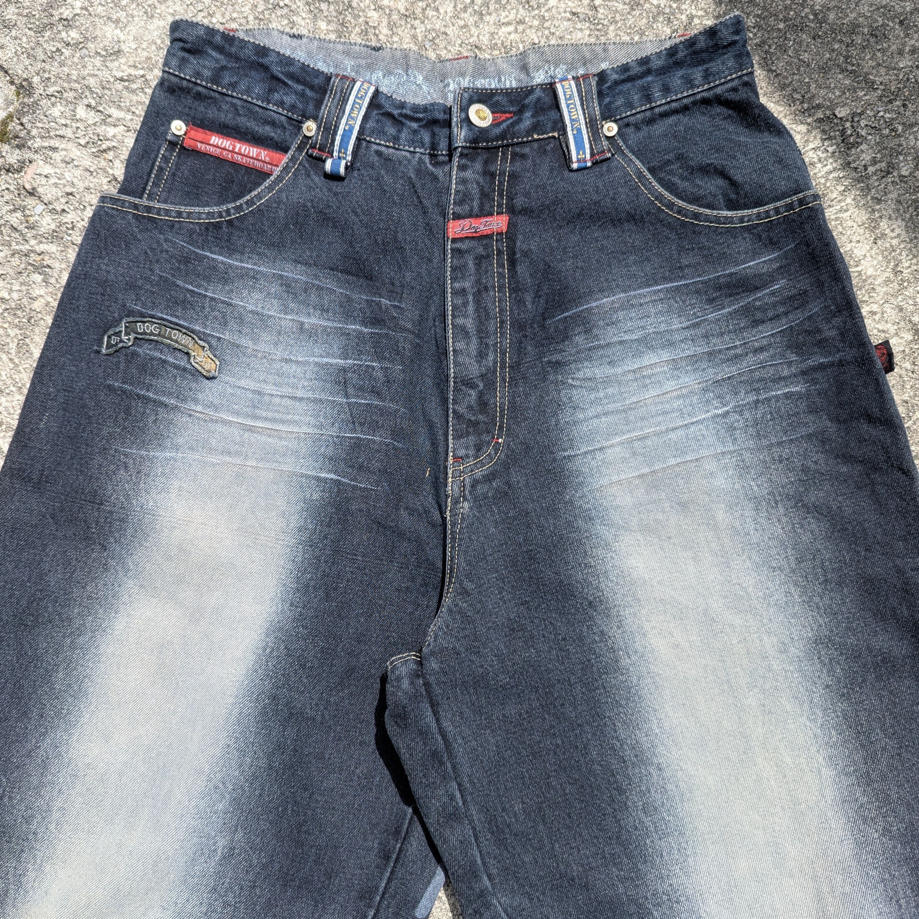 Dogtown × Vintage Vintage Dog Town Black Dragon Skate Baggy Jean Pants Size US 30 / EU 46 - 6 Thumbnail