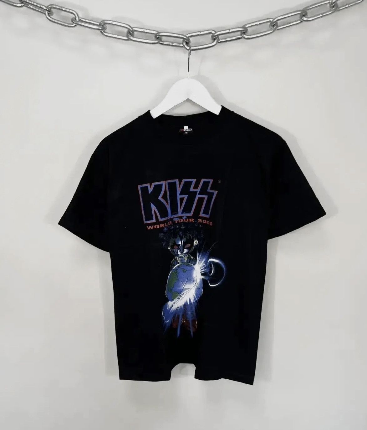 Band Tees × KISS × Vintage Vintage Kiss 2000 Farewell World Tour Rare Black Band Tee Size US M / EU 48-50 / 2 - 1 Thumbnail