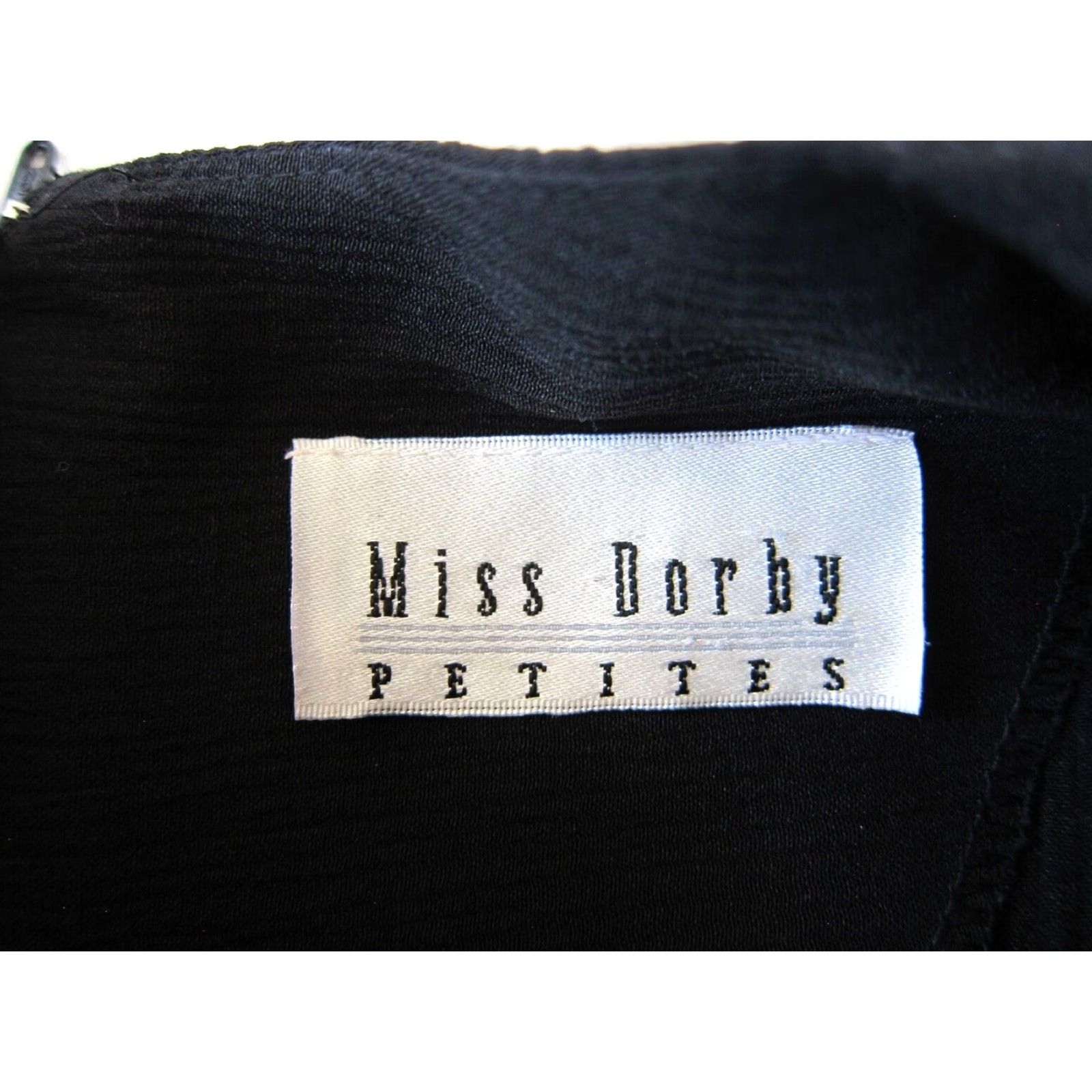 Vintage VINTAGE Miss Dorby Black Shirt Dress Small Midi Tunic Dress Size S / US 4 / IT 40 - 4 Thumbnail