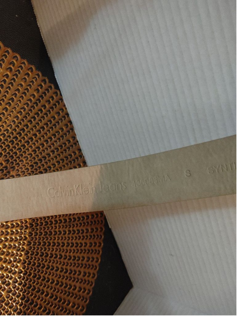 Calvin Klein Calvin Klein Metallic Gold Belt Size Small Size ONE SIZE - 4 Thumbnail