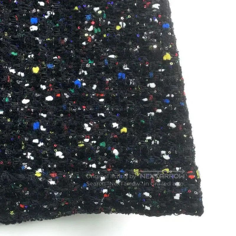 Louis Vuitton Louis Vuitton Black Cotton XXS Dress with Details . Size XXS / US 00 / IT 34 - 5 Thumbnail