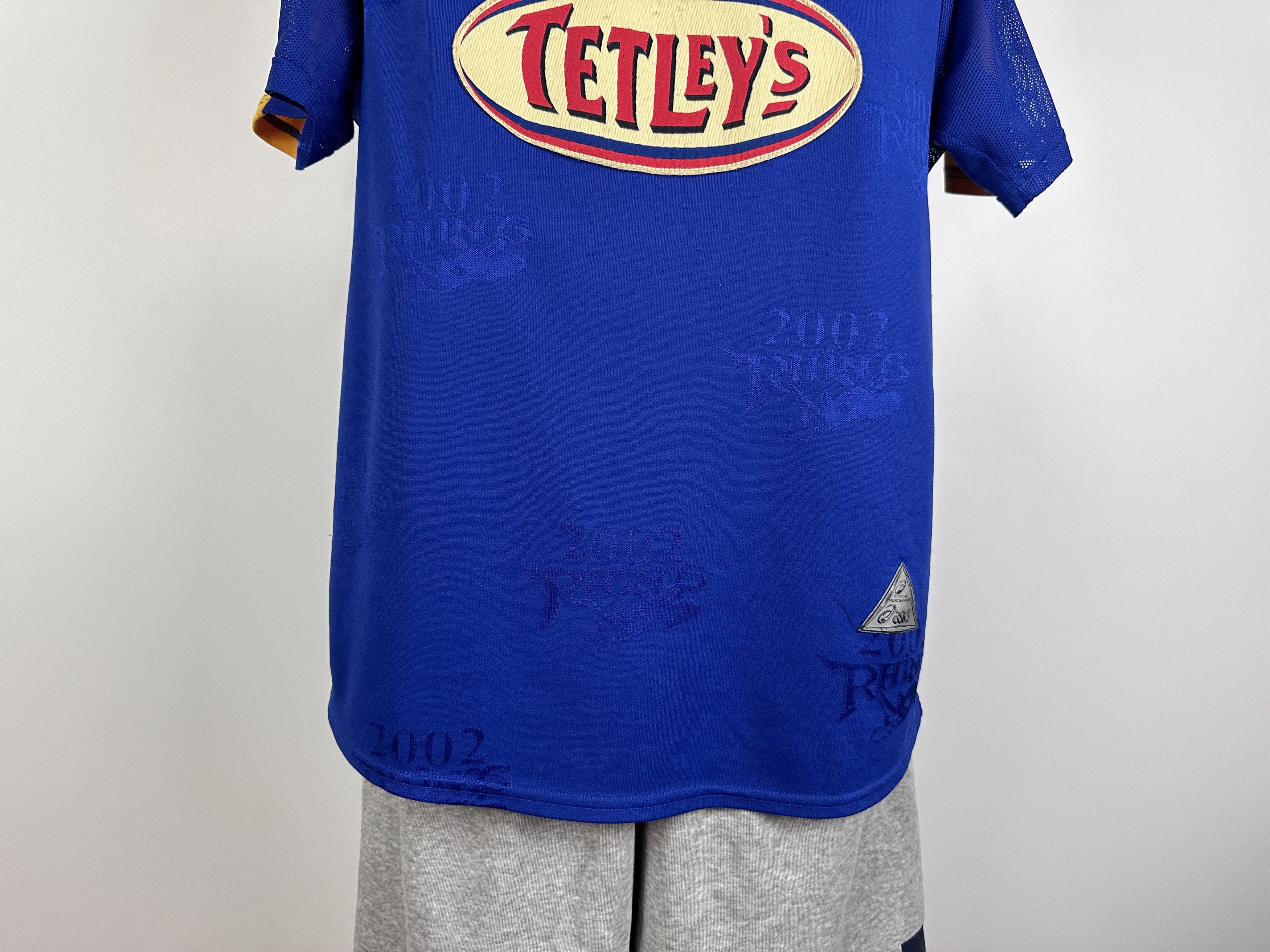 Asics × Vintage Leeds Rhinos 2002 Asics Rugby Home Shirt Jersey Blue Size M Size US M / EU 48-50 / 2 - 5 Thumbnail
