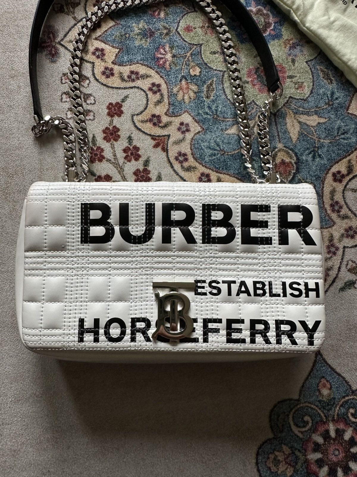 Burberry BURBERRY Horseferry Print Smalla Lola Quilted Chain Bag Size ONE SIZE - 5 Thumbnail
