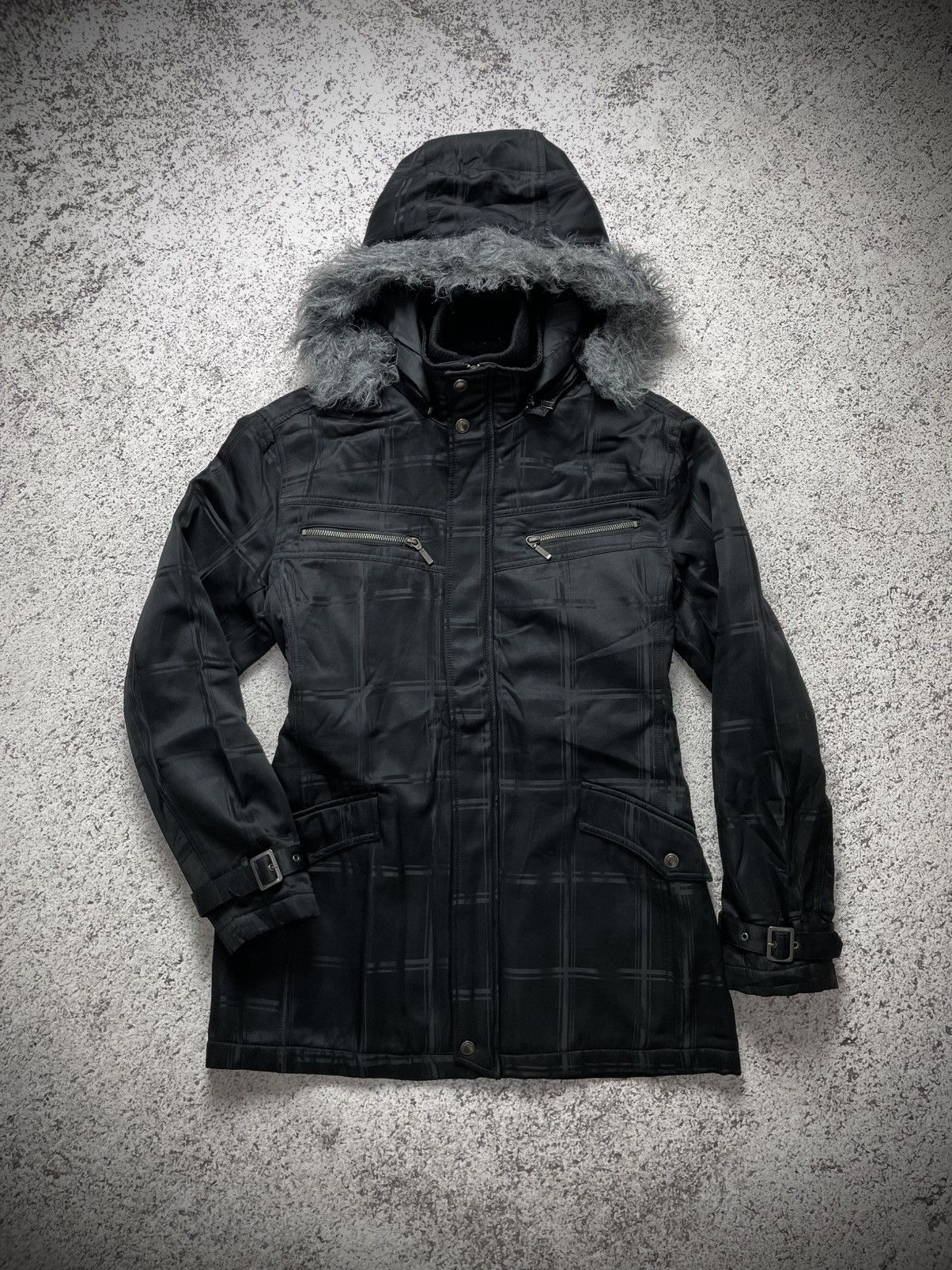If Six Was Nine 2000s Urban Collective - Fur Hooded Jacket Vkei gothic y2k Size US L / EU 52-54 / 3 - 1 Thumbnail