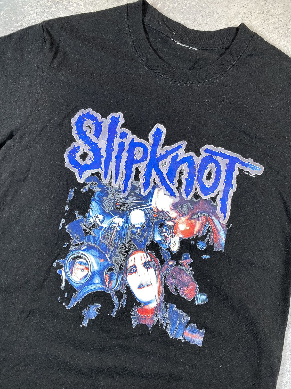 Band Tees Slipknot Black T-Shirt With Big Logo Size Medium Size US M / EU 48-50 / 2 - 5 Thumbnail
