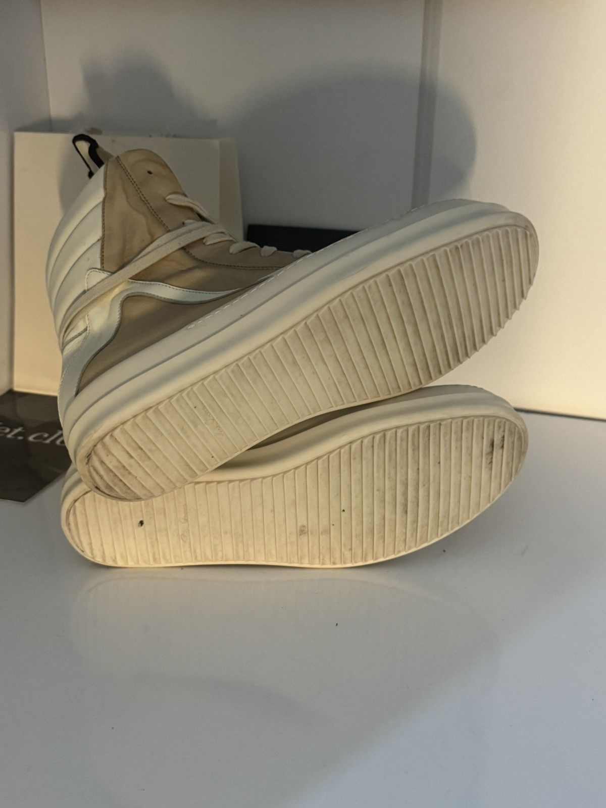 Rick Owens ✅Rick Owens Geobasket Gold 43 Size US 10 / EU 43 - 10 Thumbnail
