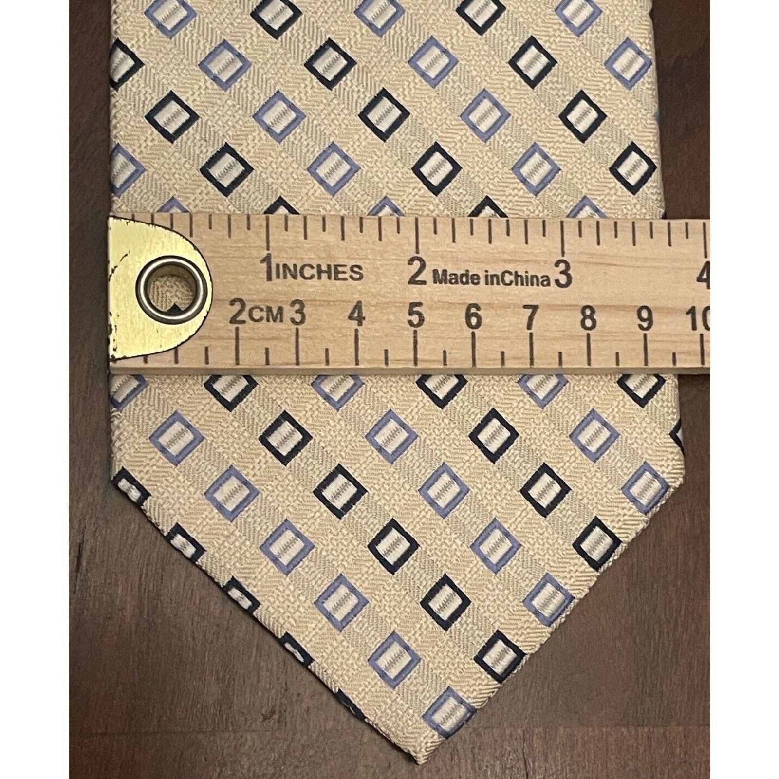 Burma Bibas Burma Bibas 100% Silk Men’s Neck Tie Made In China Size ONE SIZE - 4 Thumbnail