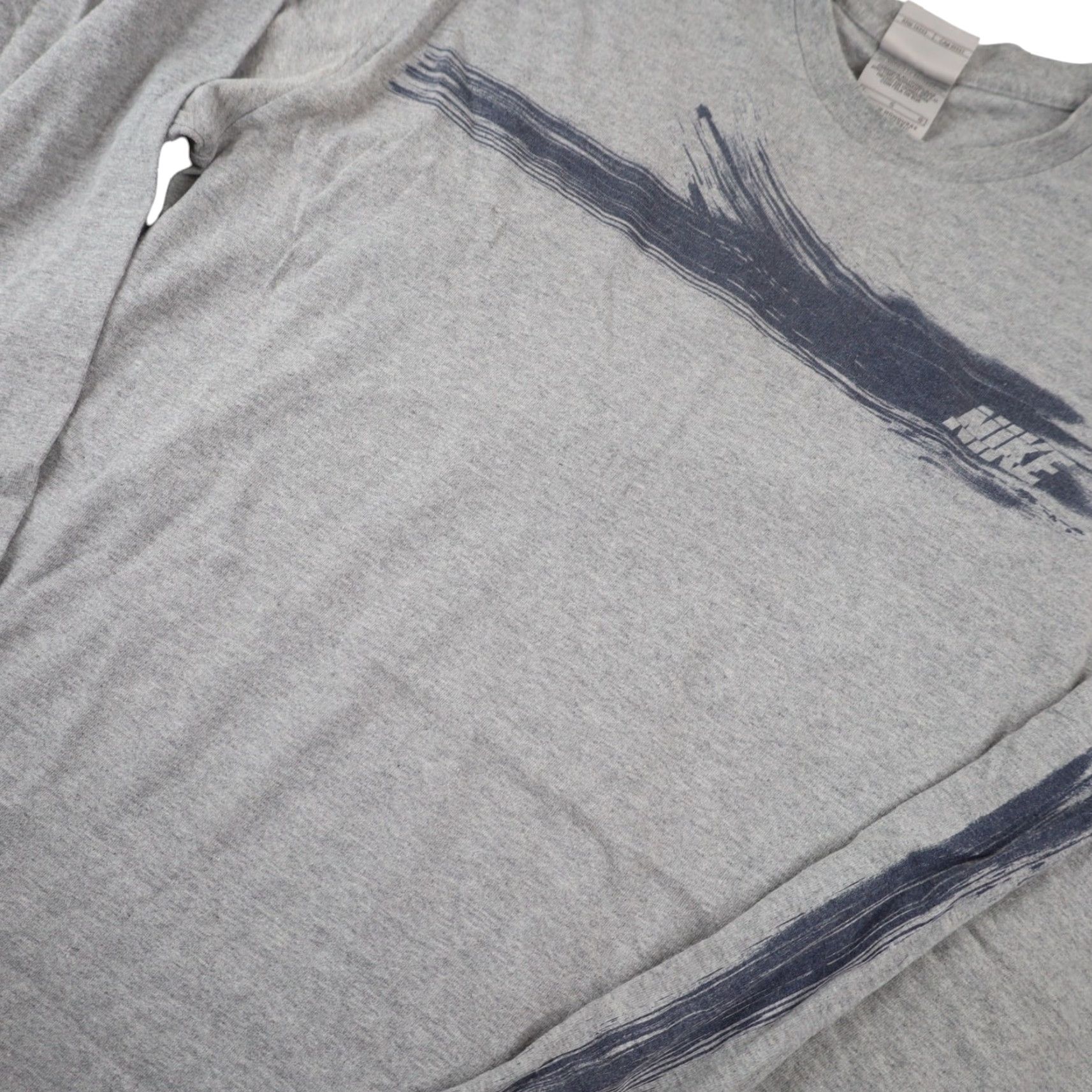 Nike VINTAGE Nike Spellout Long Sleeve T Shirt Shirt Mens Gray L Size US L / EU 52-54 / 3 - 4 Thumbnail
