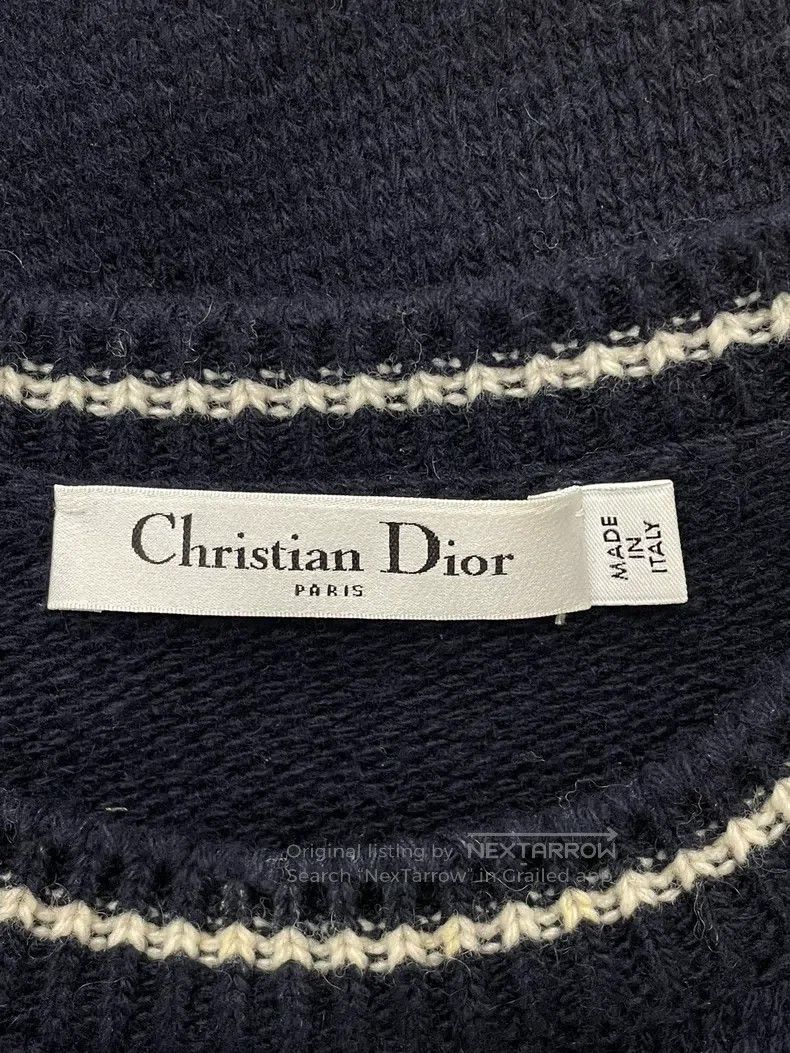 Dior Dior Blue five-pointed star knitted short sleeves Size XS / US 0-2 / IT 36-38 - 3 Thumbnail