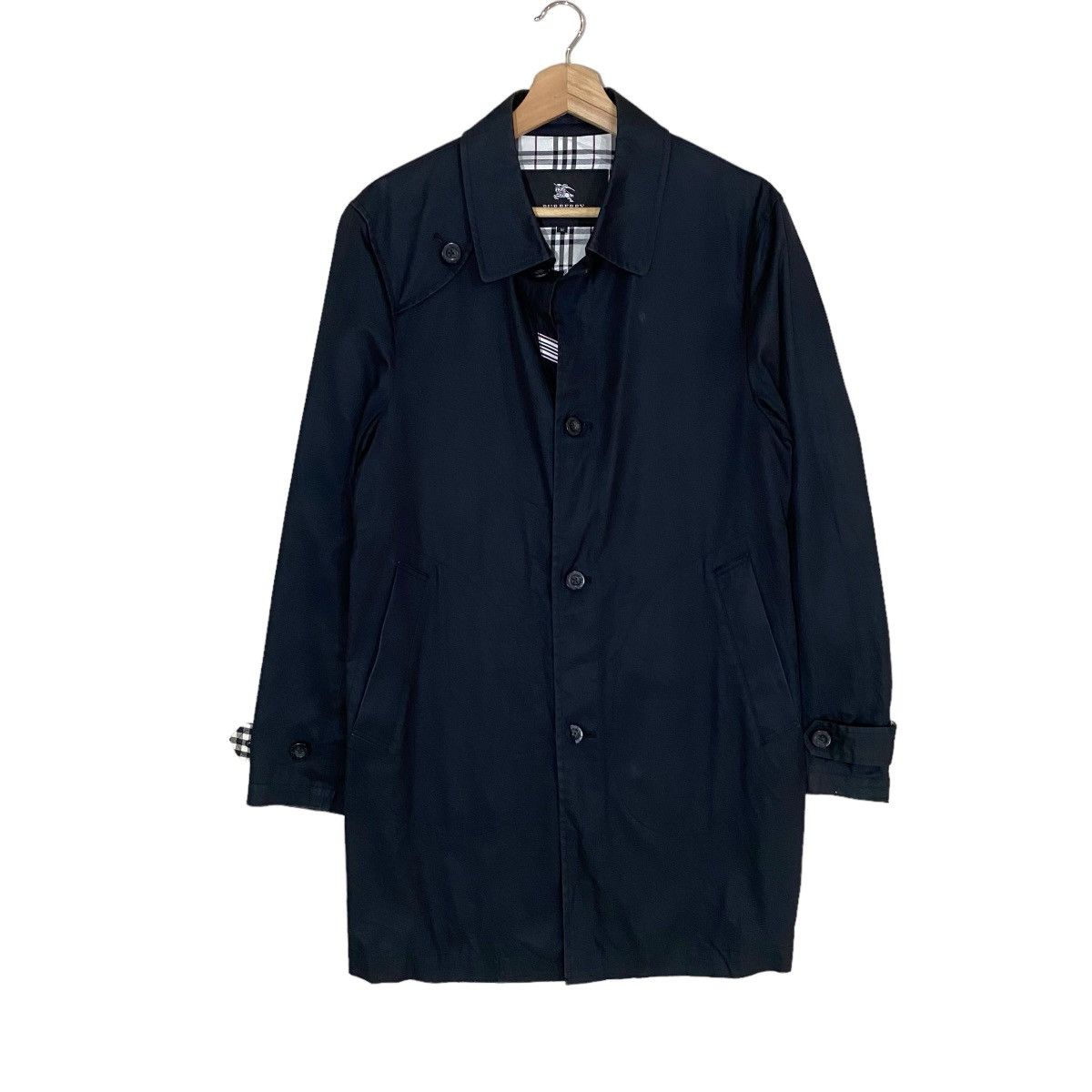 Burberry 🔥BURBERRY BLACK LABEL NOVACHECK OVERCOAT JACKET Size US S / EU 44-46 / 1 - 2 Thumbnail