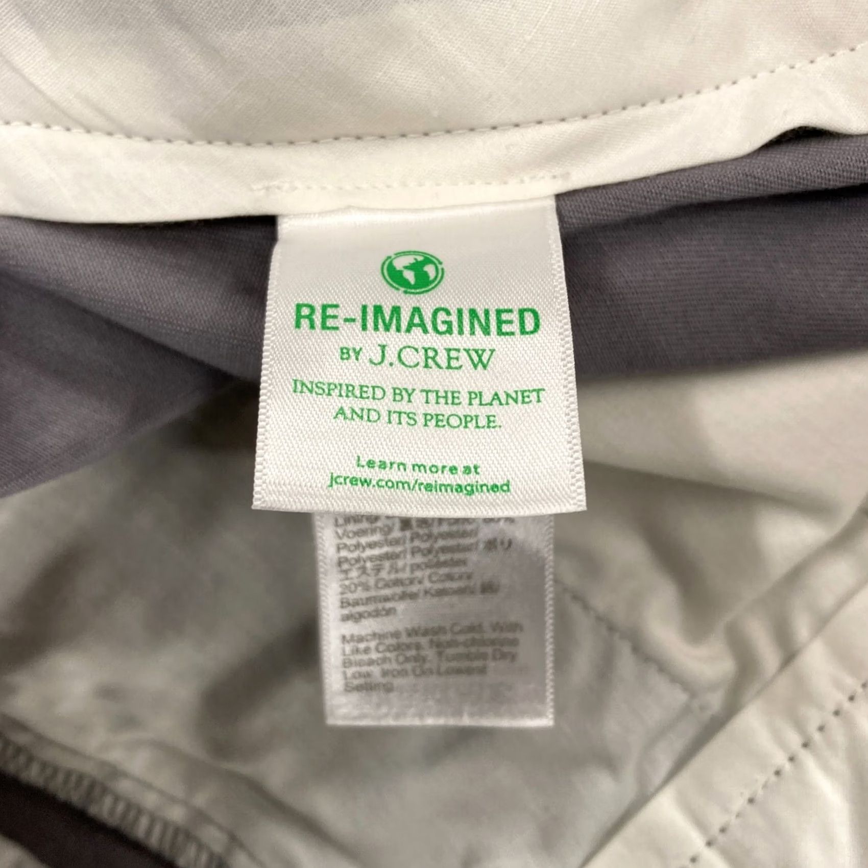 J.Crew J.Crew Shorts Women's 30 Gray Stretch Flat Front Chino 5" Inseam Preppy Size 30" / US 8 / IT 44 - 6 Thumbnail